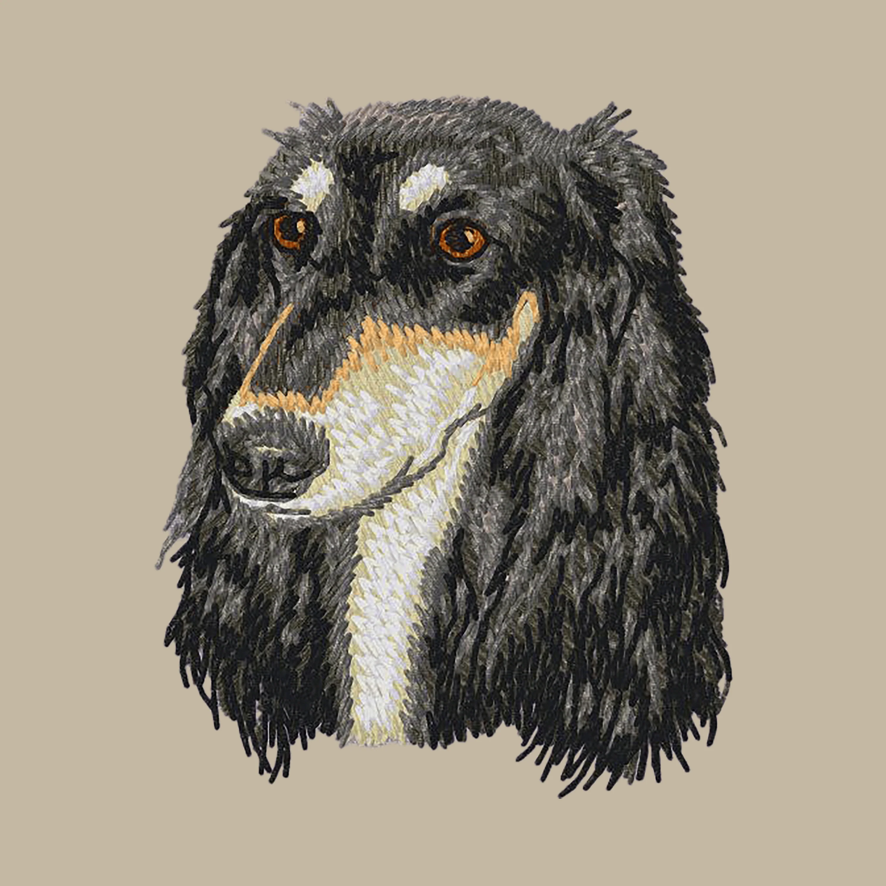 Saluki Embroidered Crossbody Bag - Image 4