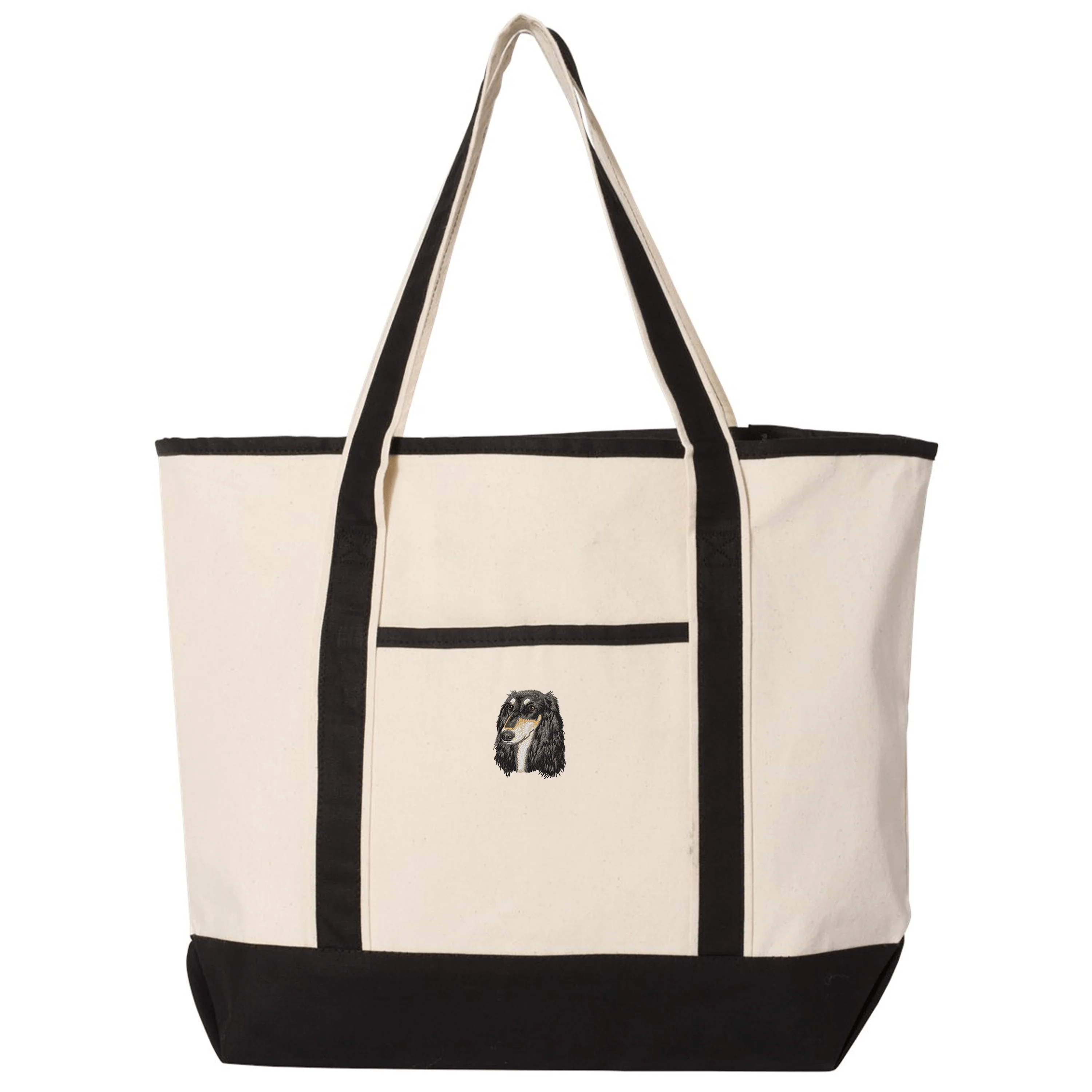 Saluki Embroidered Tote