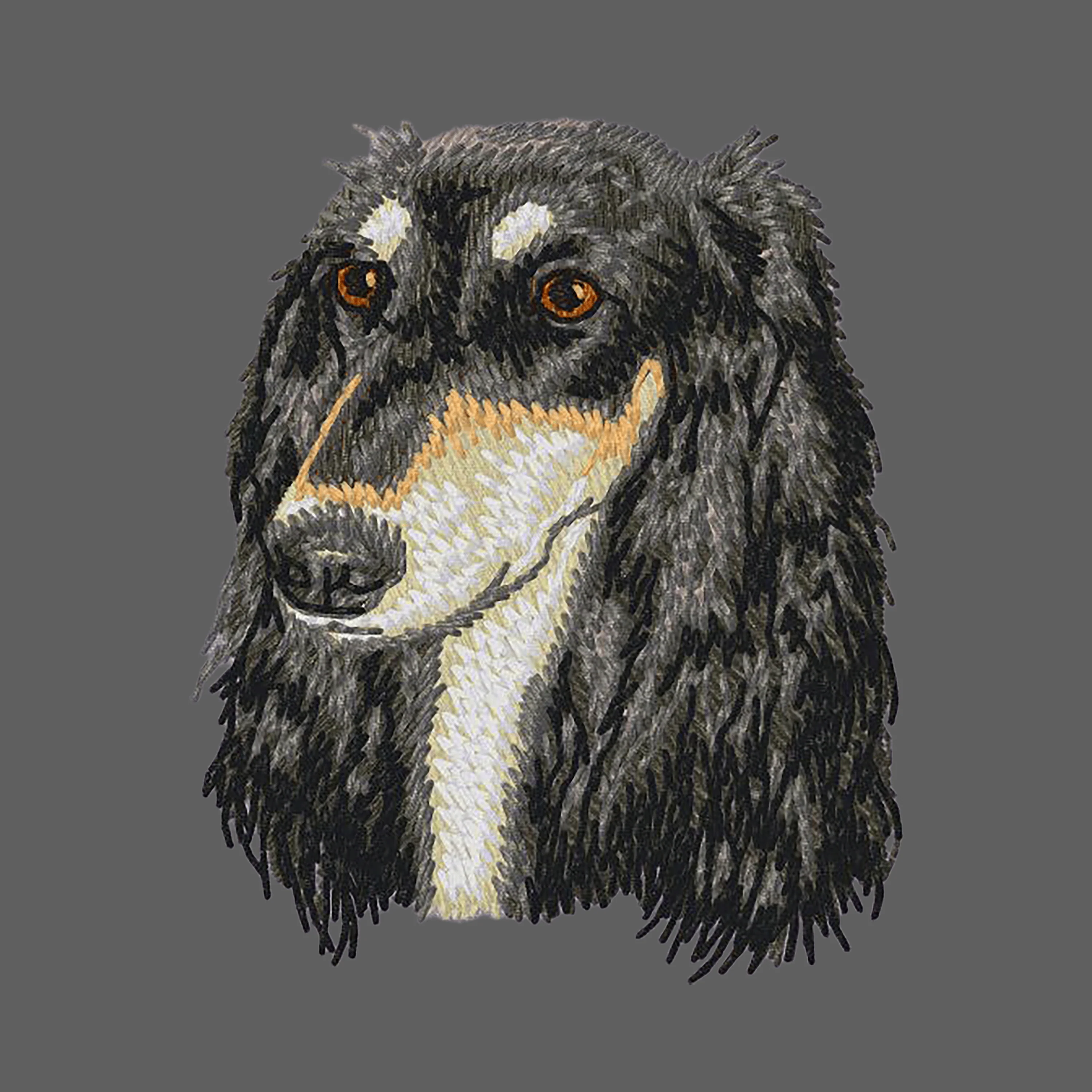 Saluki Embroidered Women's Fleece Jacket - Image 2