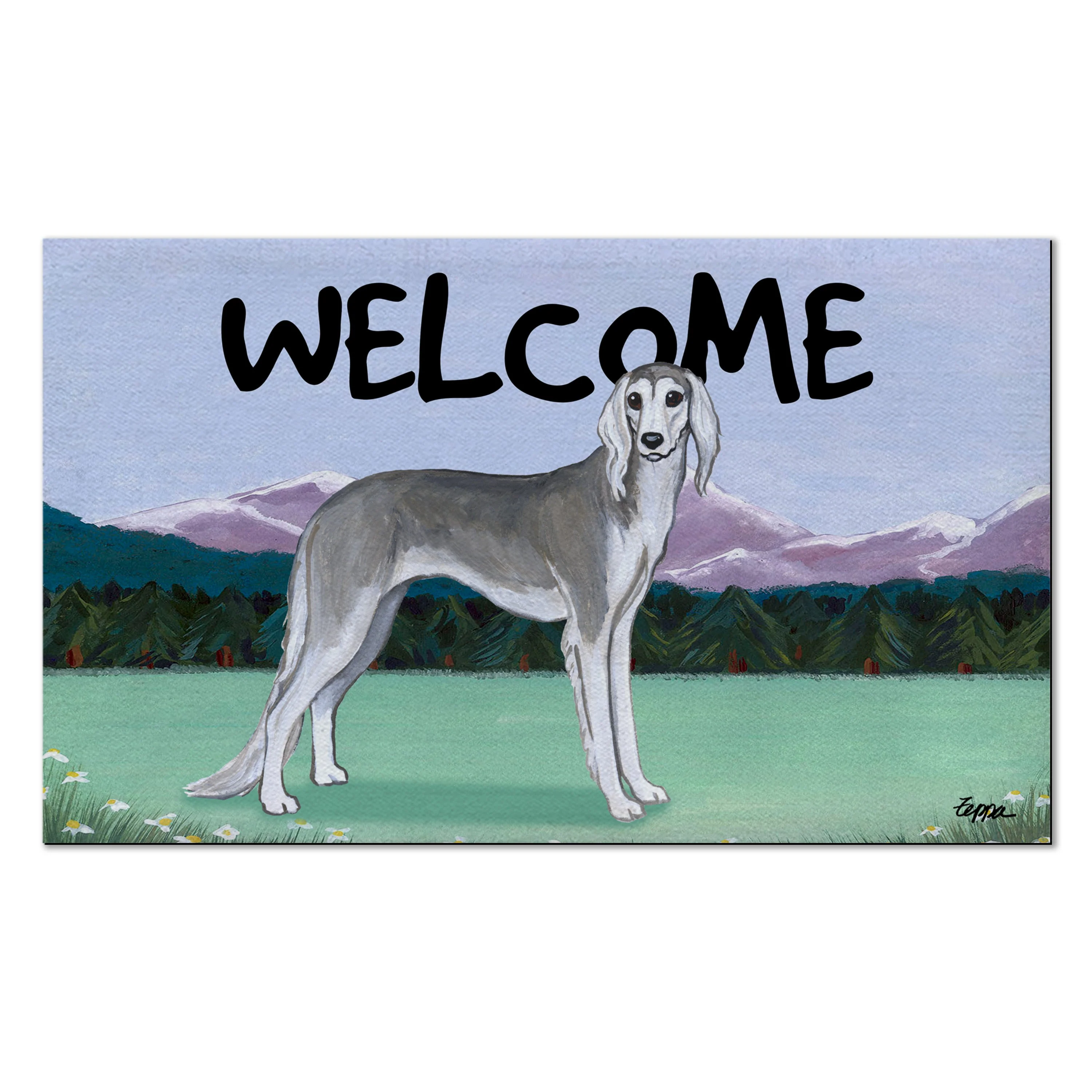 Saluki Welcome Mat - Image 2