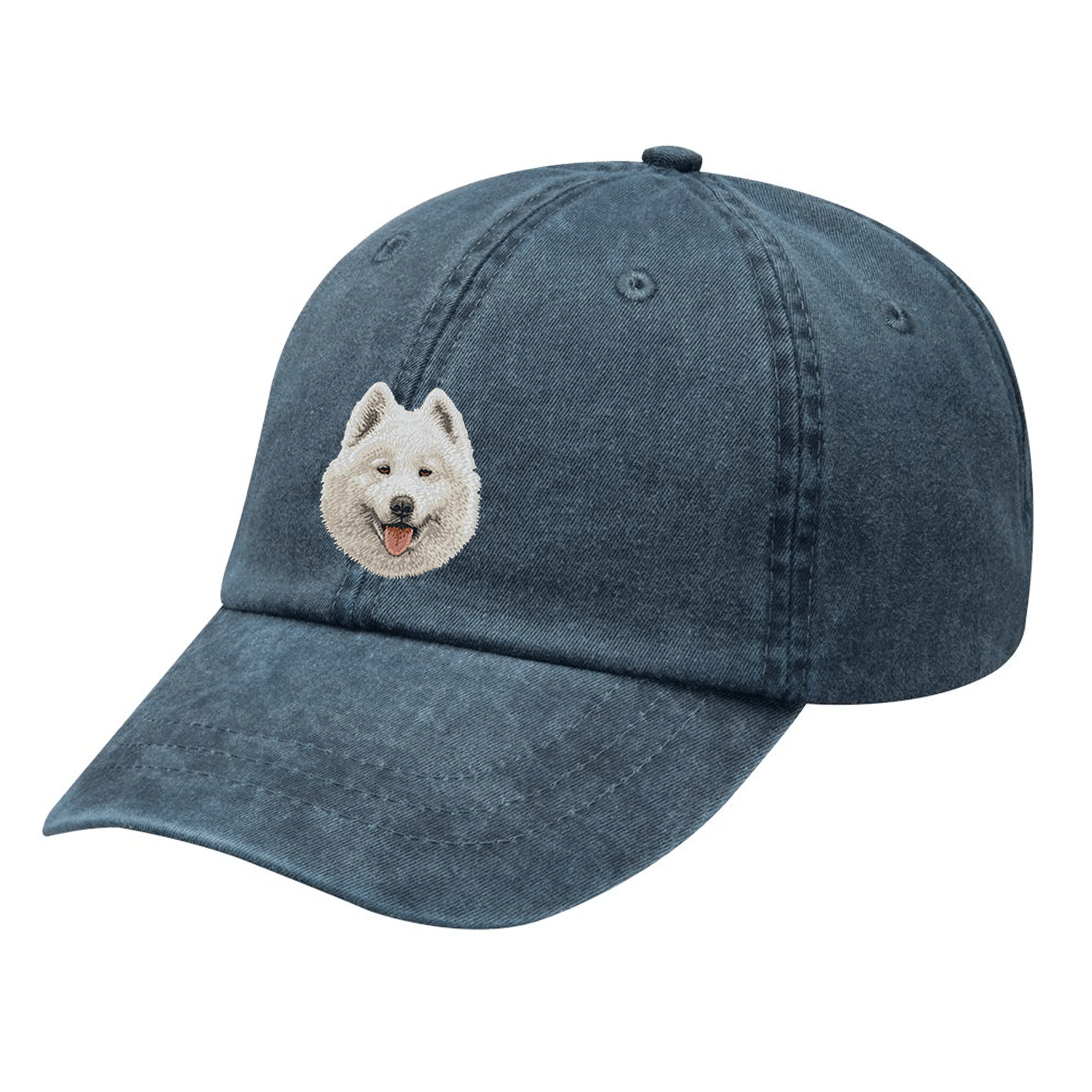 Samoyed Embroidered Baseball Cap