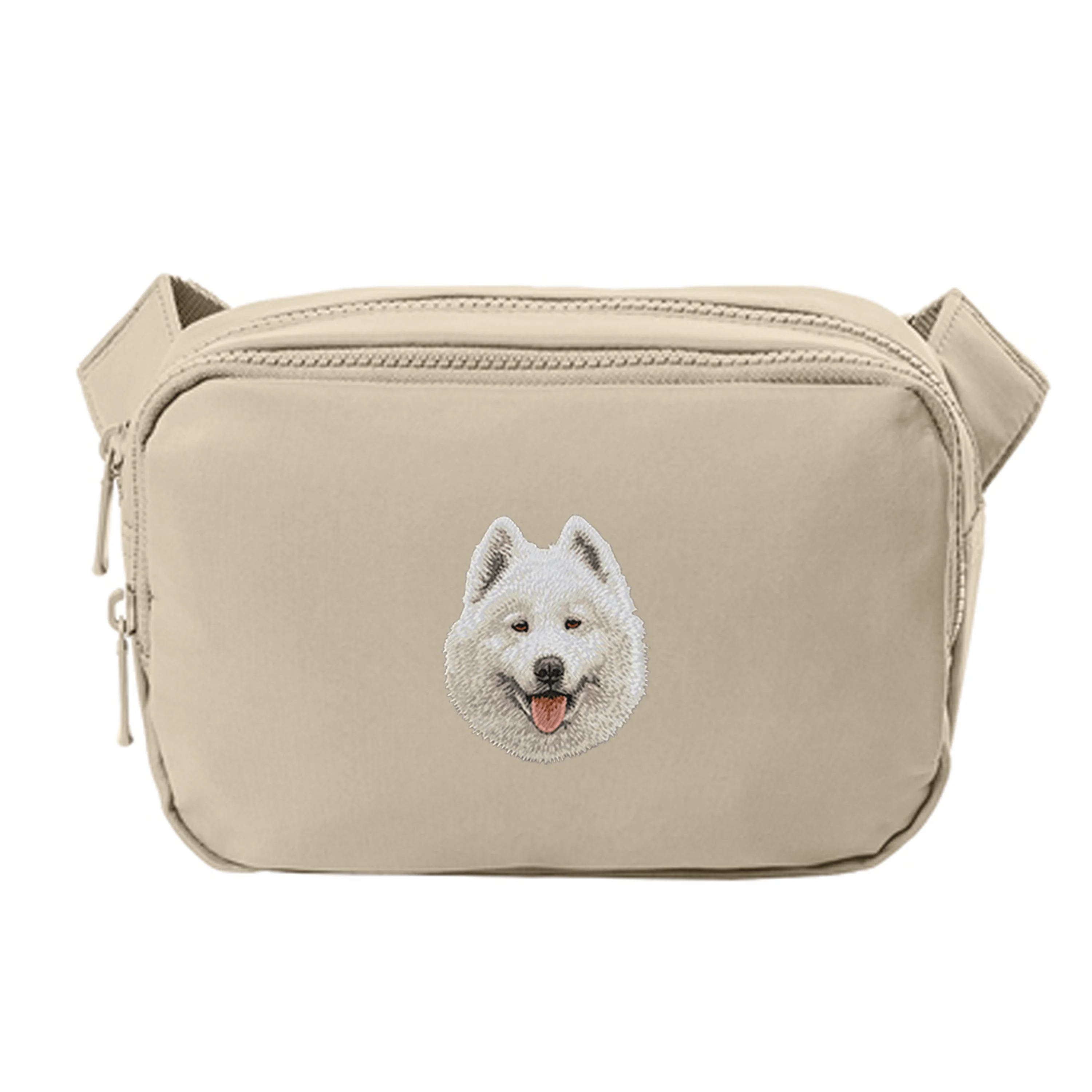 Samoyed Embroidered Crossbody Bag - Image 3