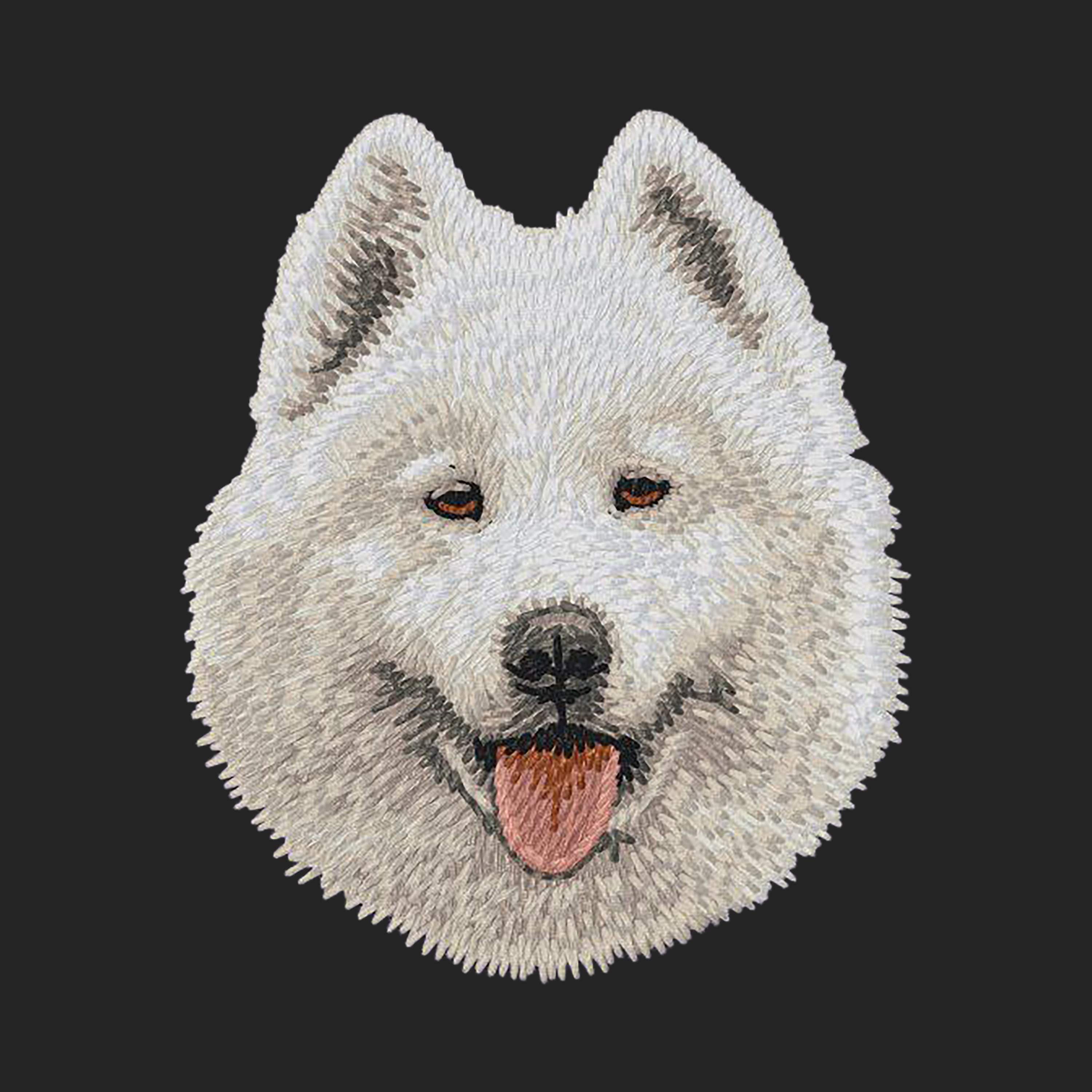 Samoyed Embroidered Sweatshirt Hoodie - Image 4