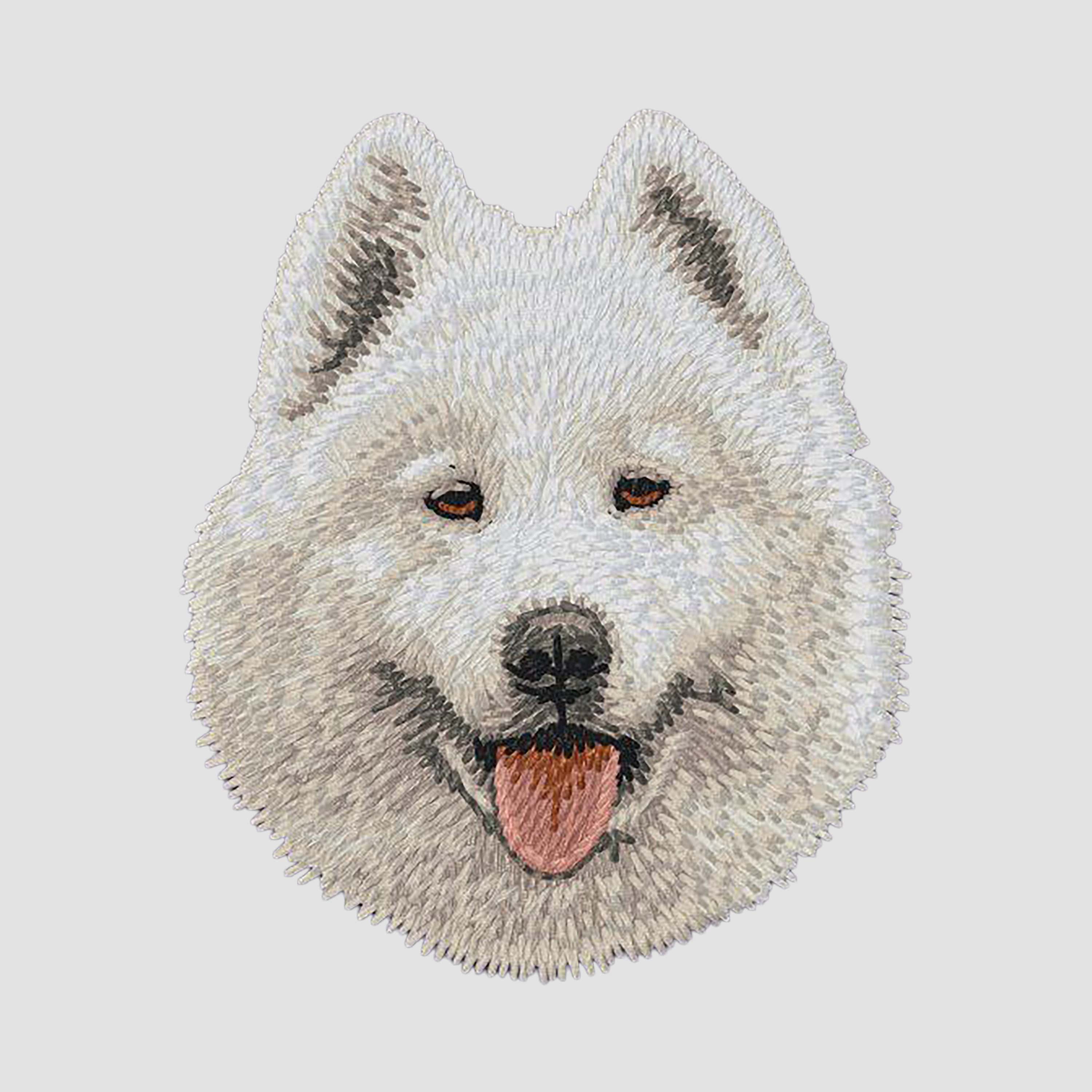 Samoyed Embroidered Sweatshirt Hoodie - Image 6