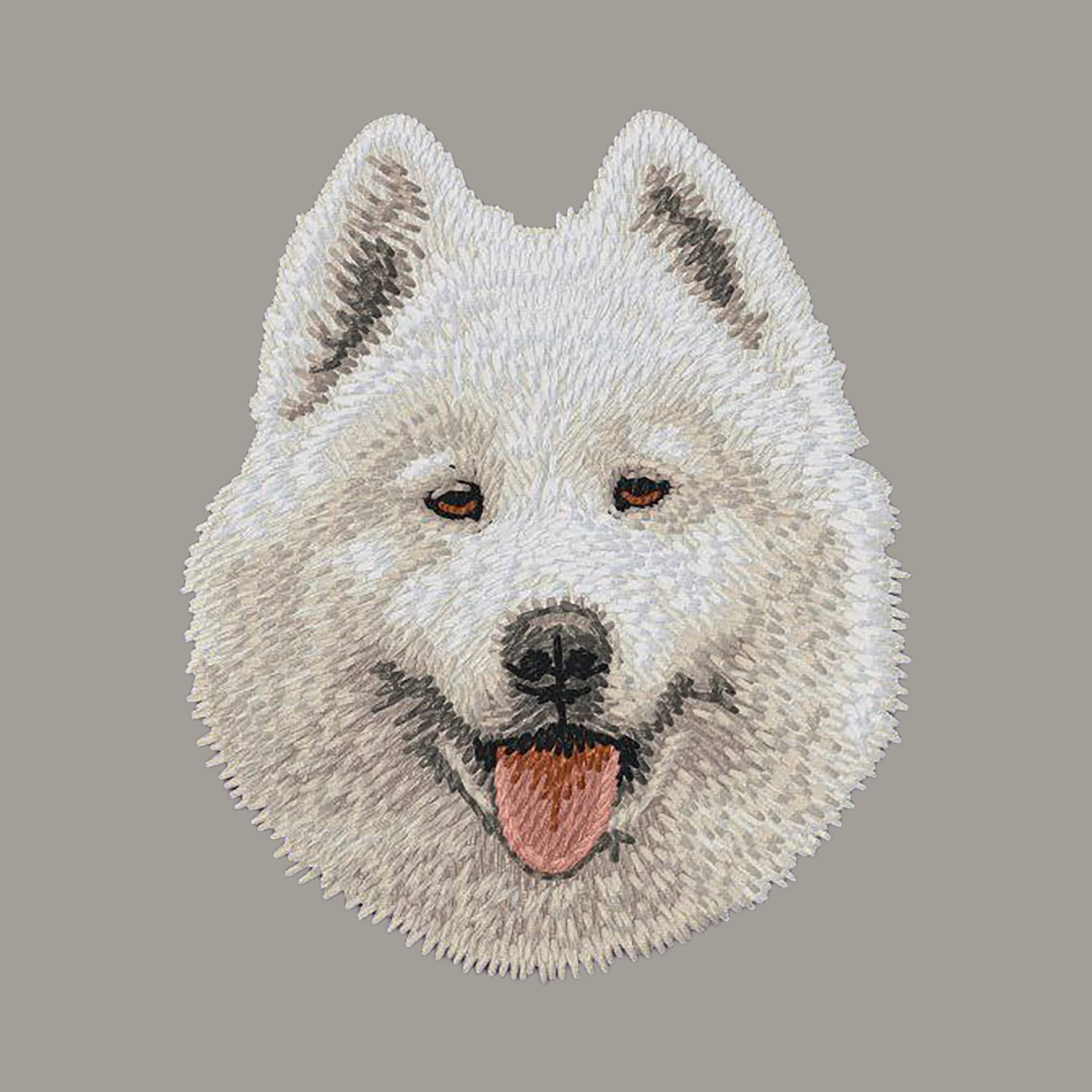 Samoyed Embroidered Sweatshirt Hoodie - Image 8