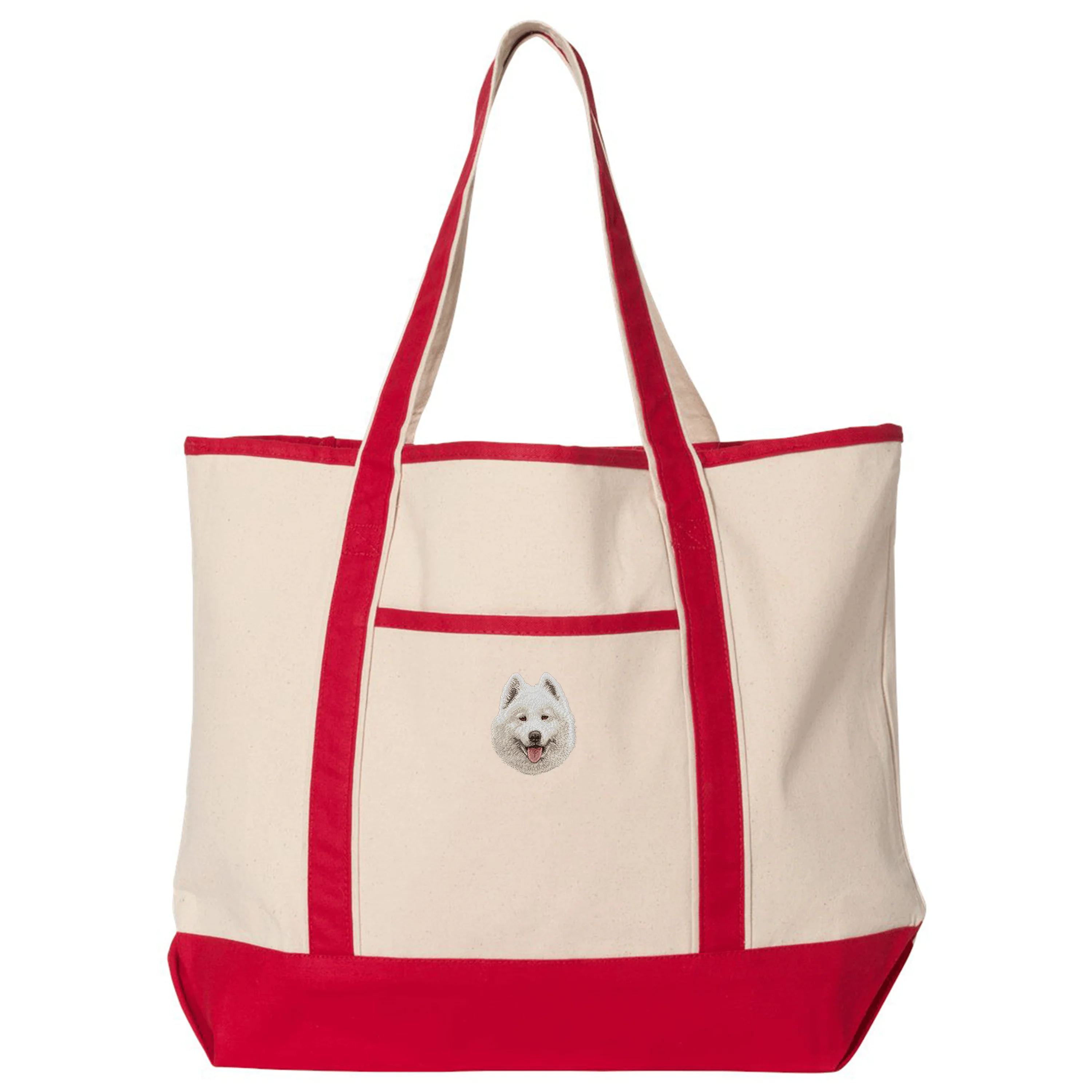 Samoyed Embroidered Tote