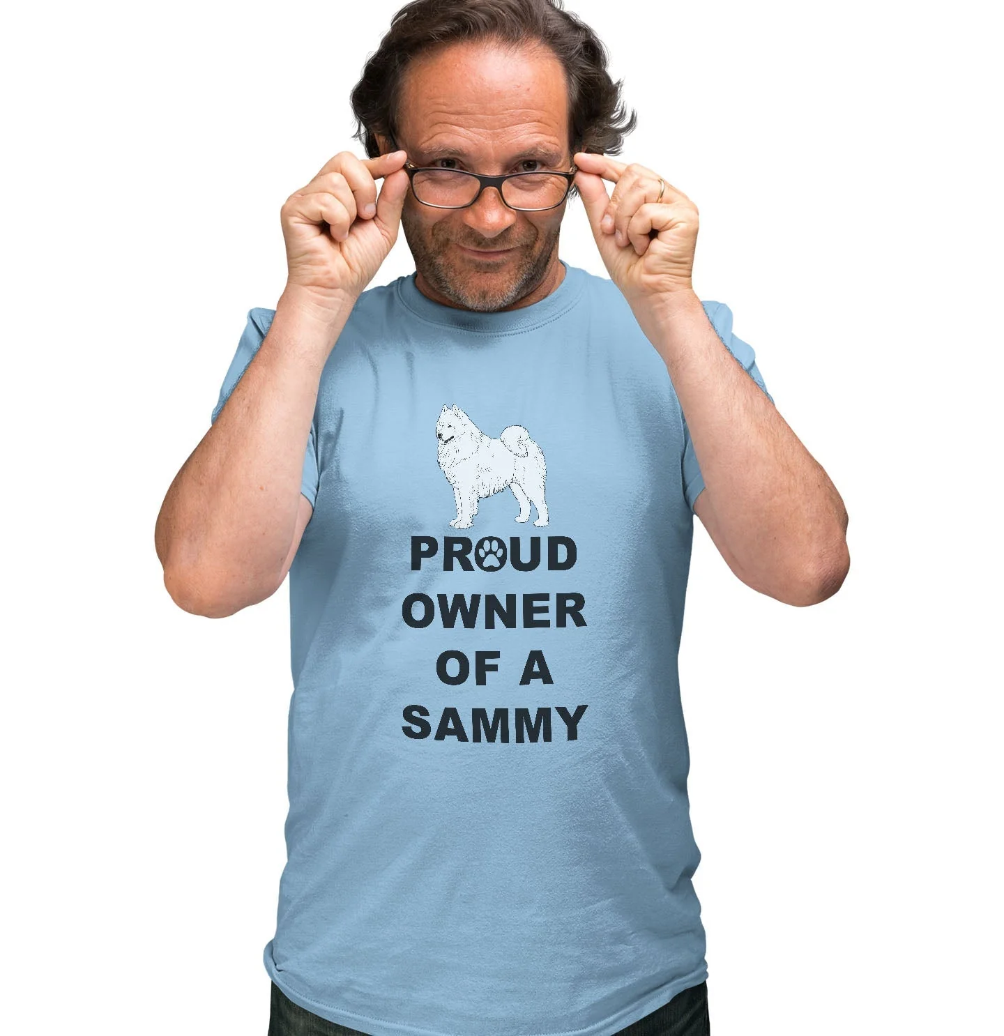 Samoyed Proud Owner - Adult Unisex T-Shirt - Image 4