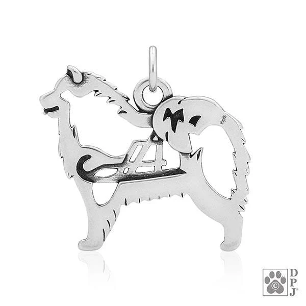 Samoyed, w/Sled, Body, Pendant