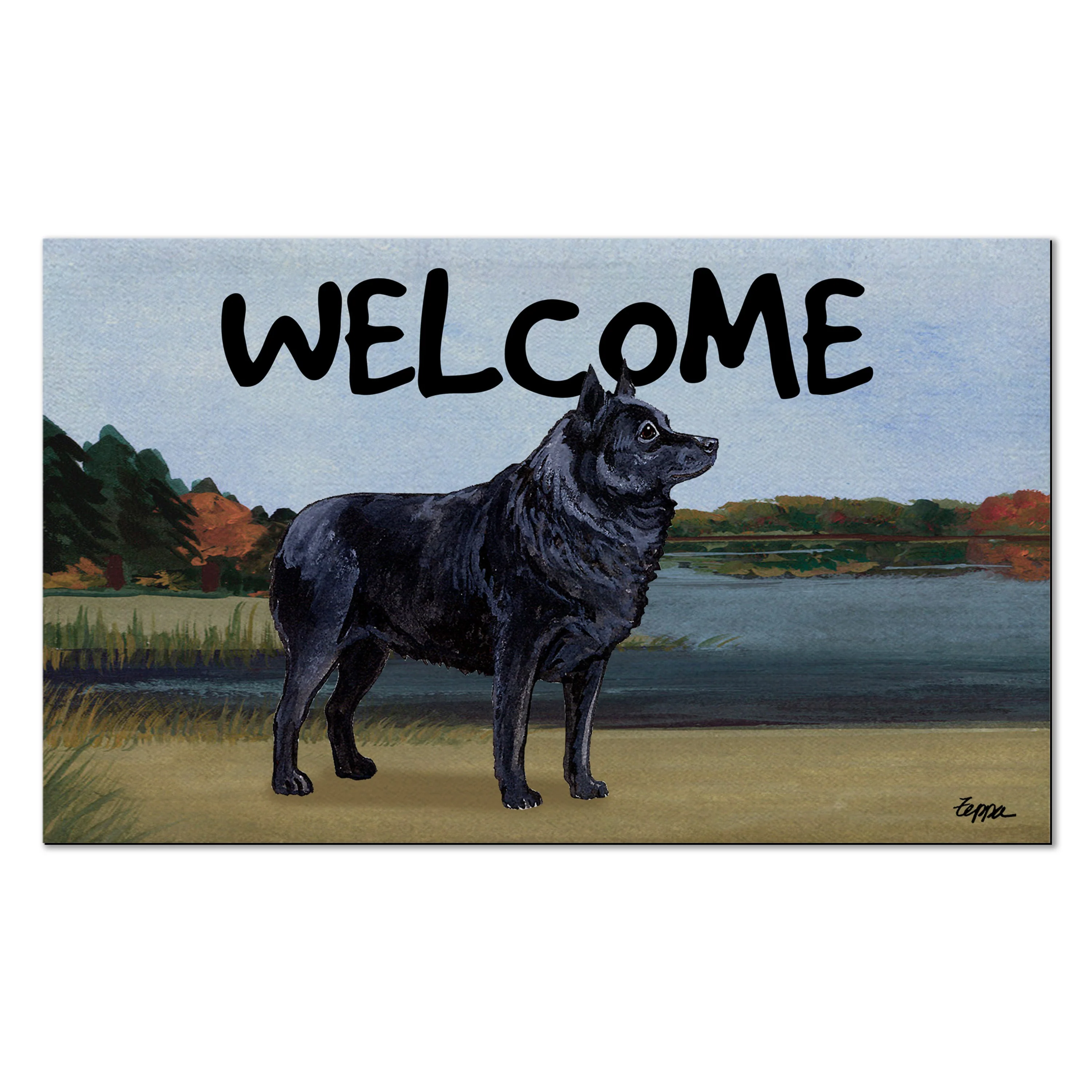 Schipperke Welcome Mat - Image 4