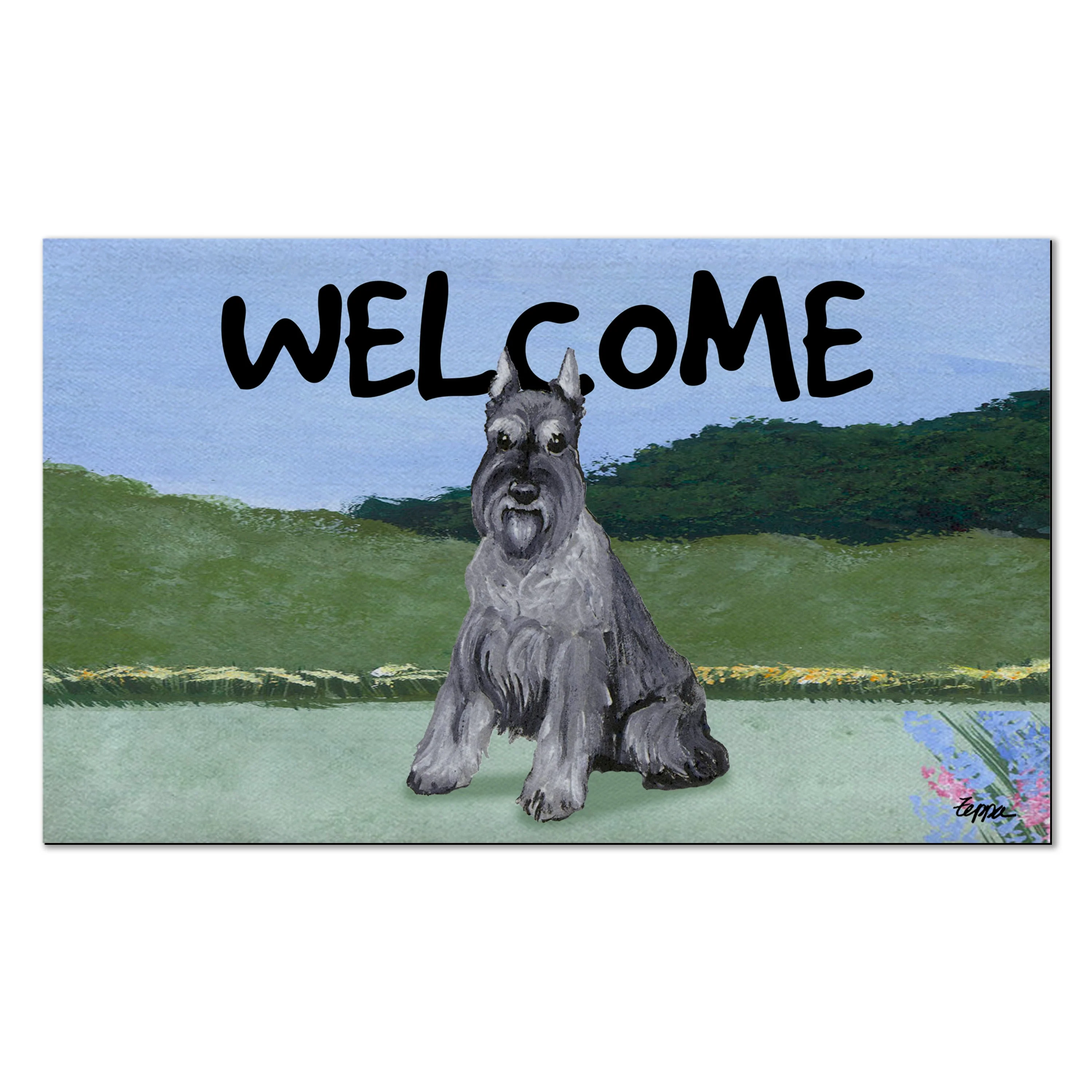 Schnauzer Welcome Mat - Image 3