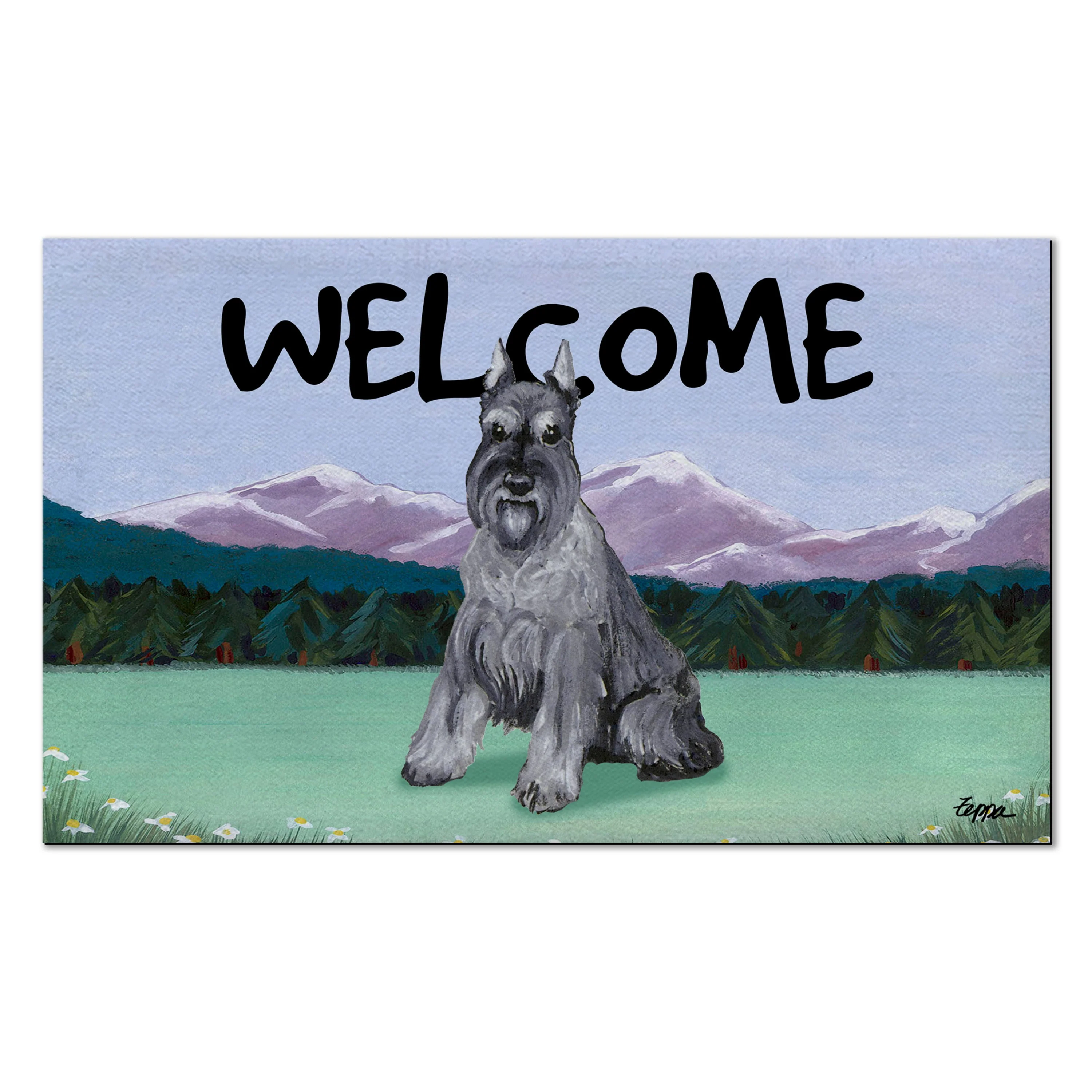 Schnauzer Welcome Mat - Image 4