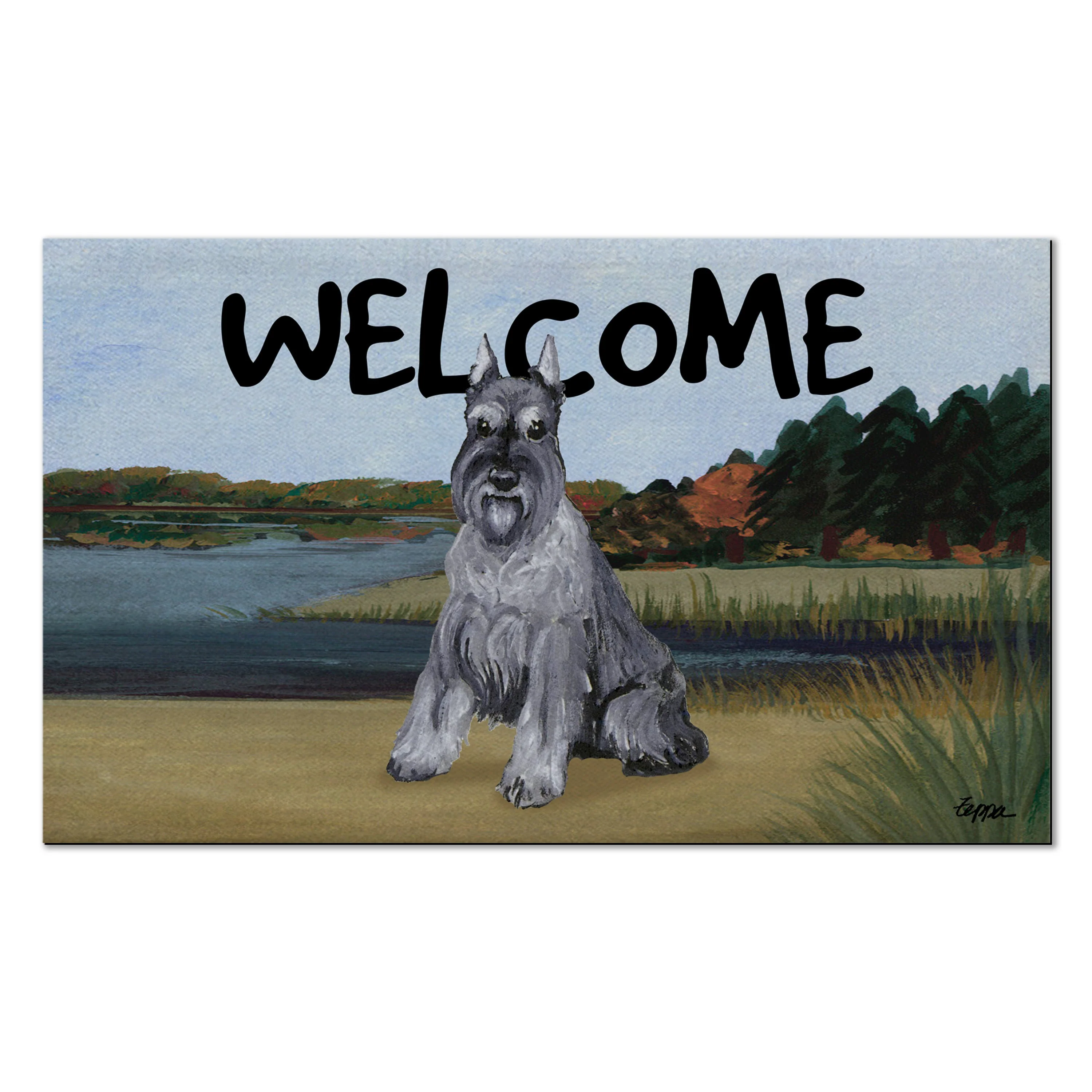 Schnauzer Welcome Mat - Image 5