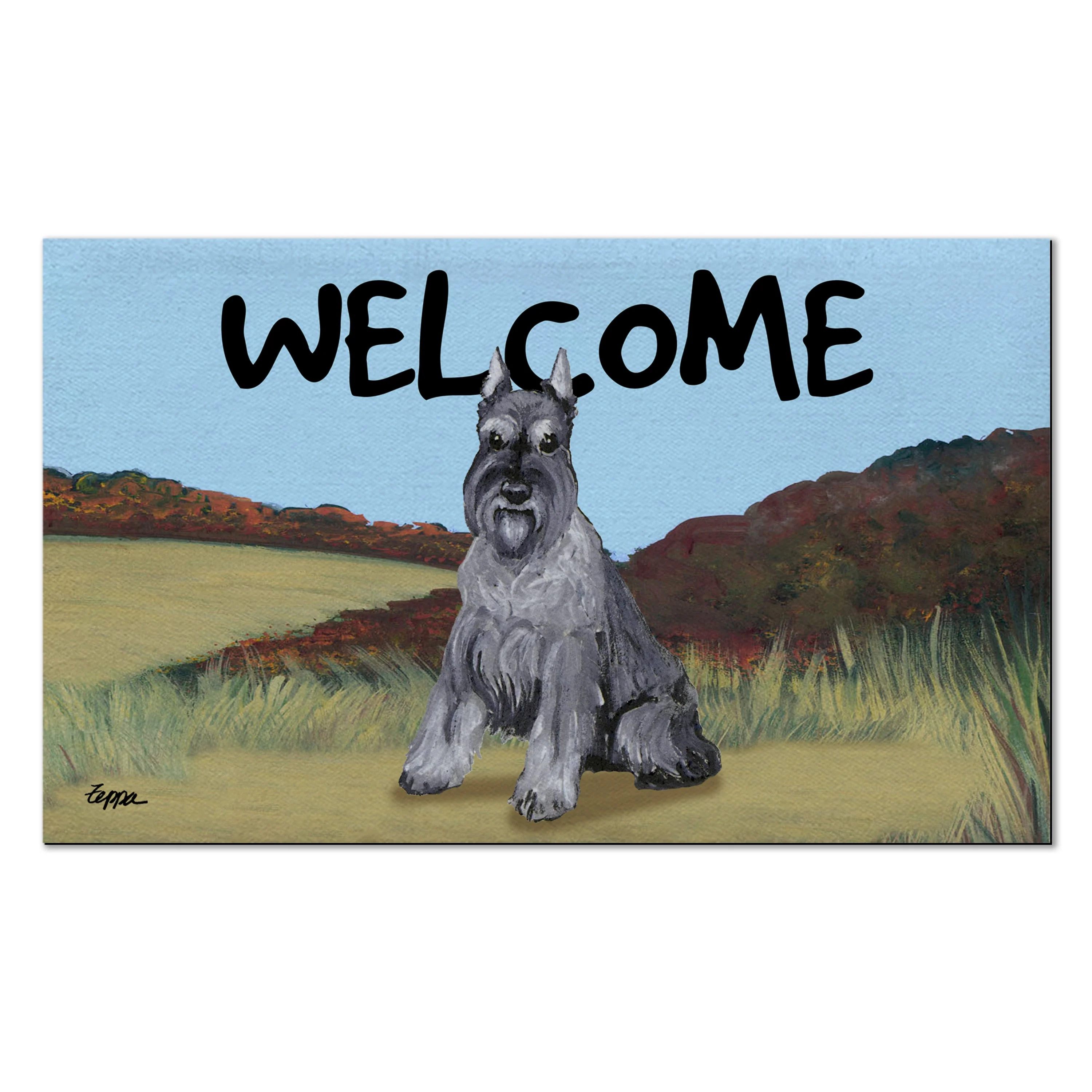 Schnauzer Welcome Mat - Image 6