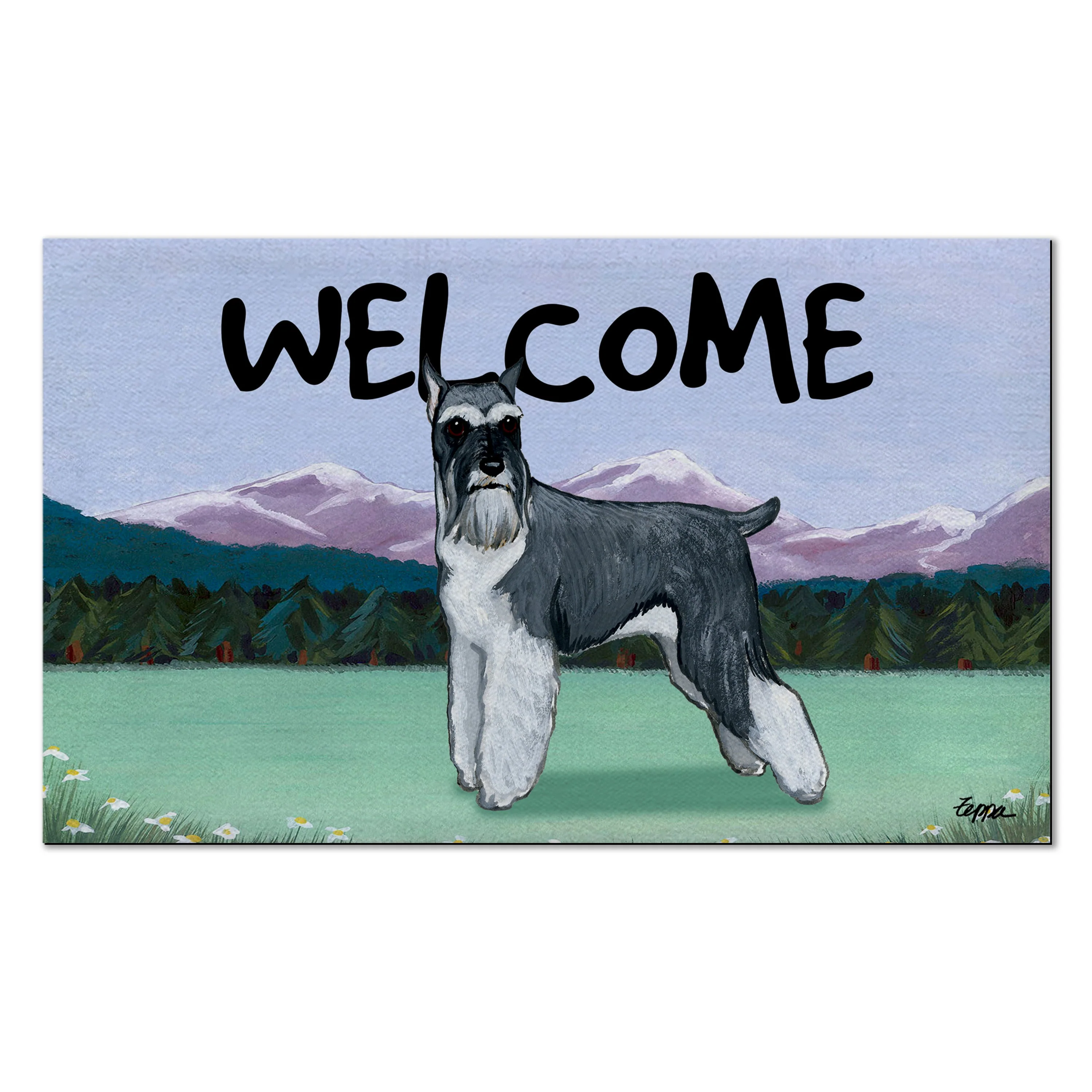 Schnauzer Welcome Mat - Image 9
