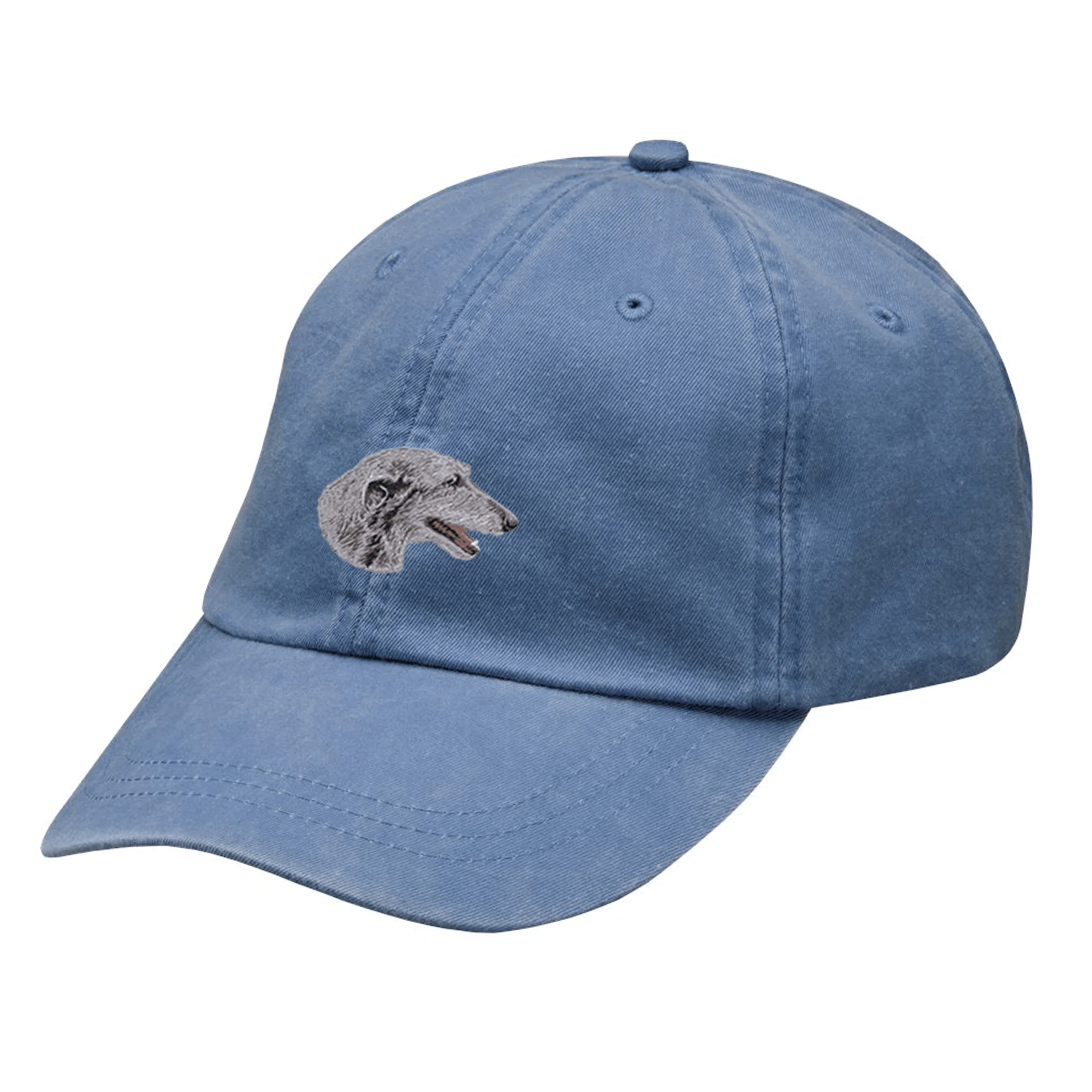 Scottish Deerhound Embroidered Baseball Cap