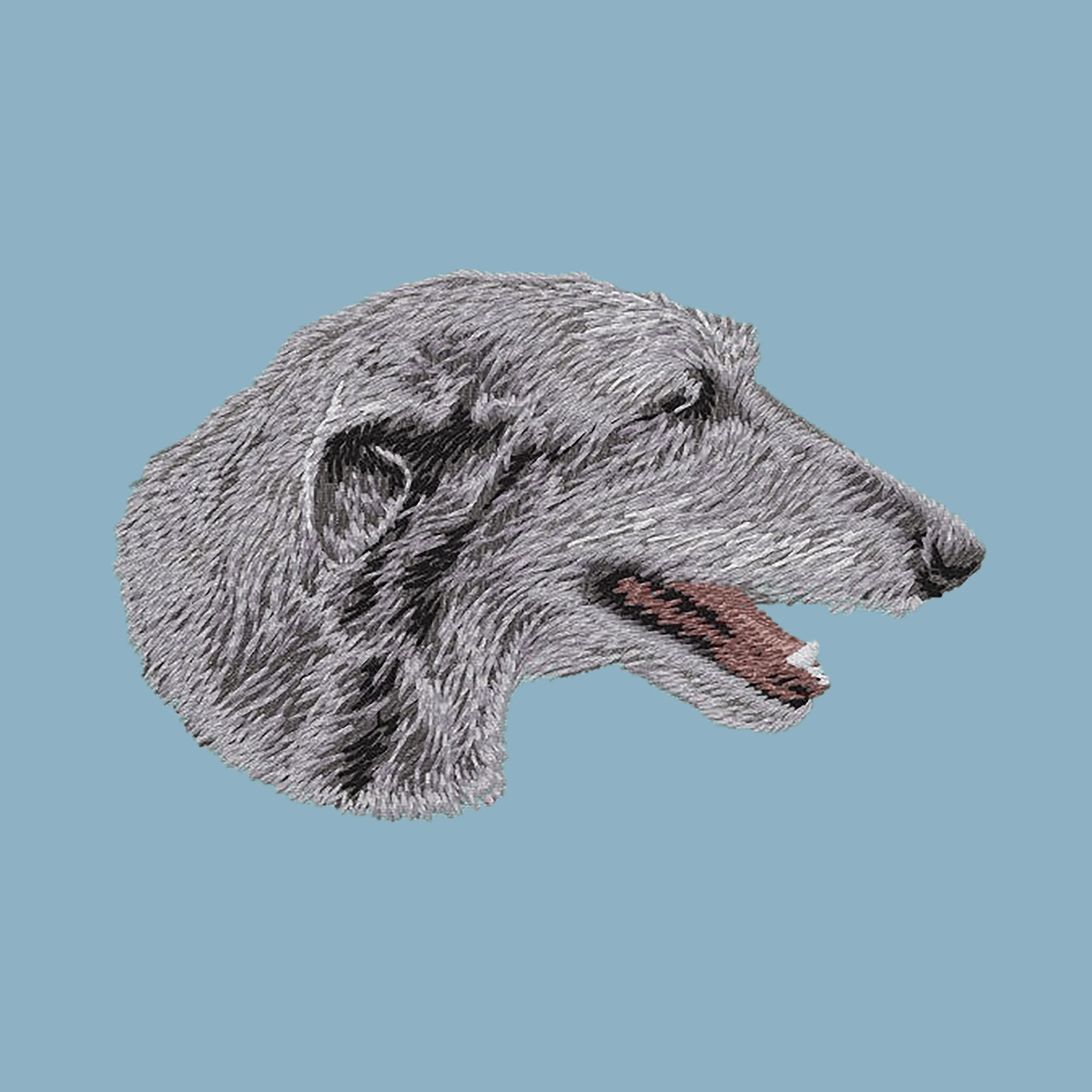 Scottish Deerhound Embroidered Sweatshirt Hoodie - Image 6