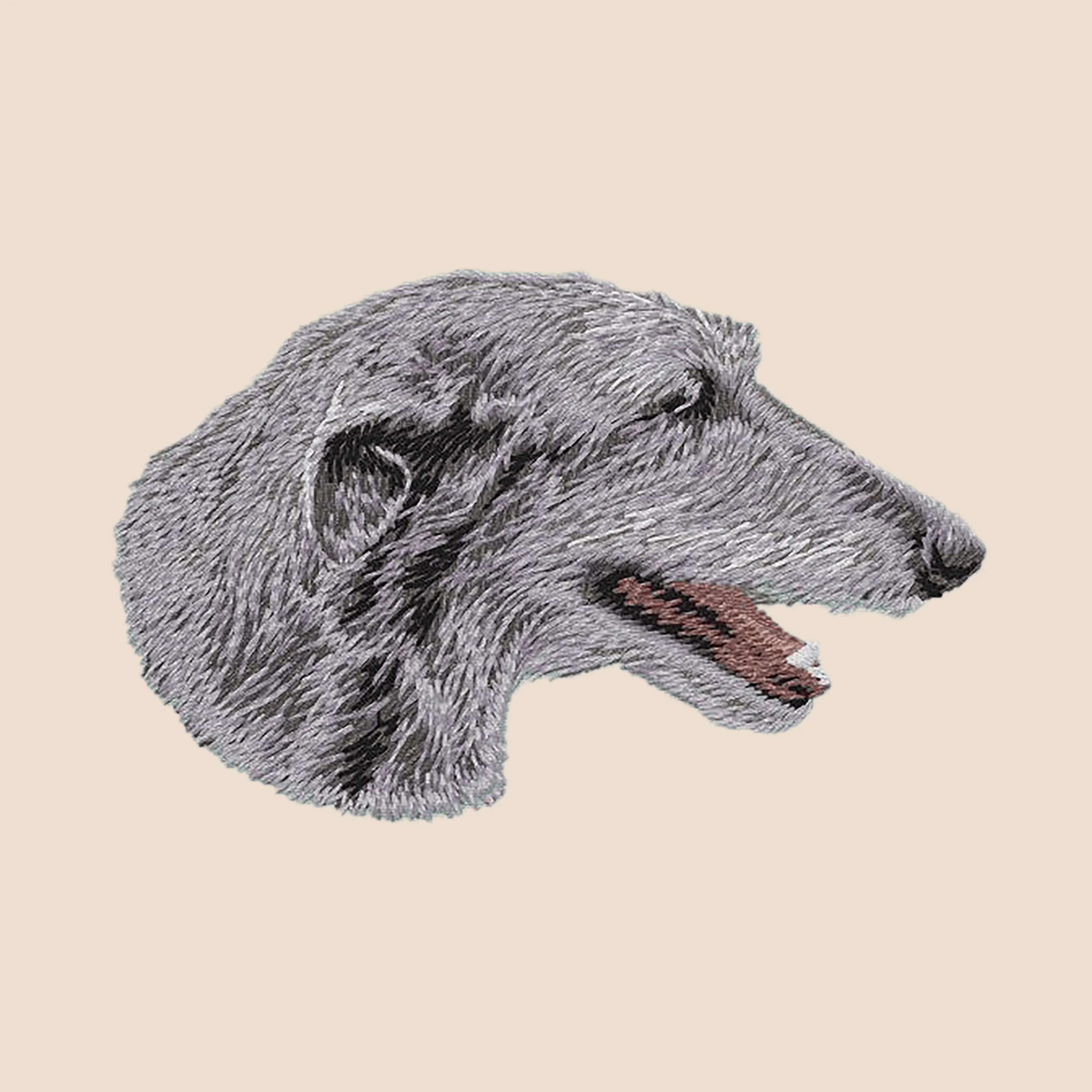 Scottish Deerhound Embroidered Tote - Image 4