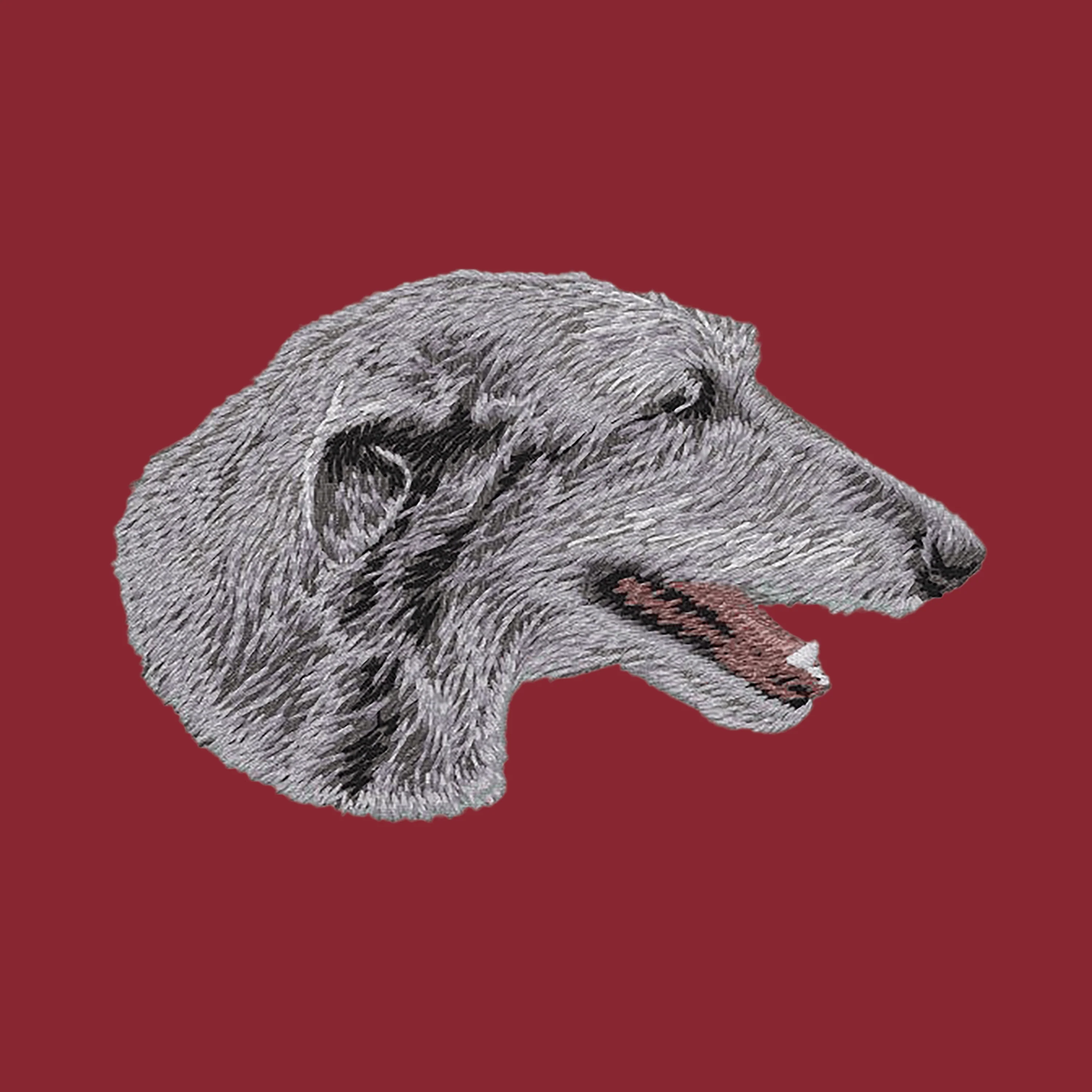 Scottish Deerhound Embroidered Wearable Blanket - Image 2