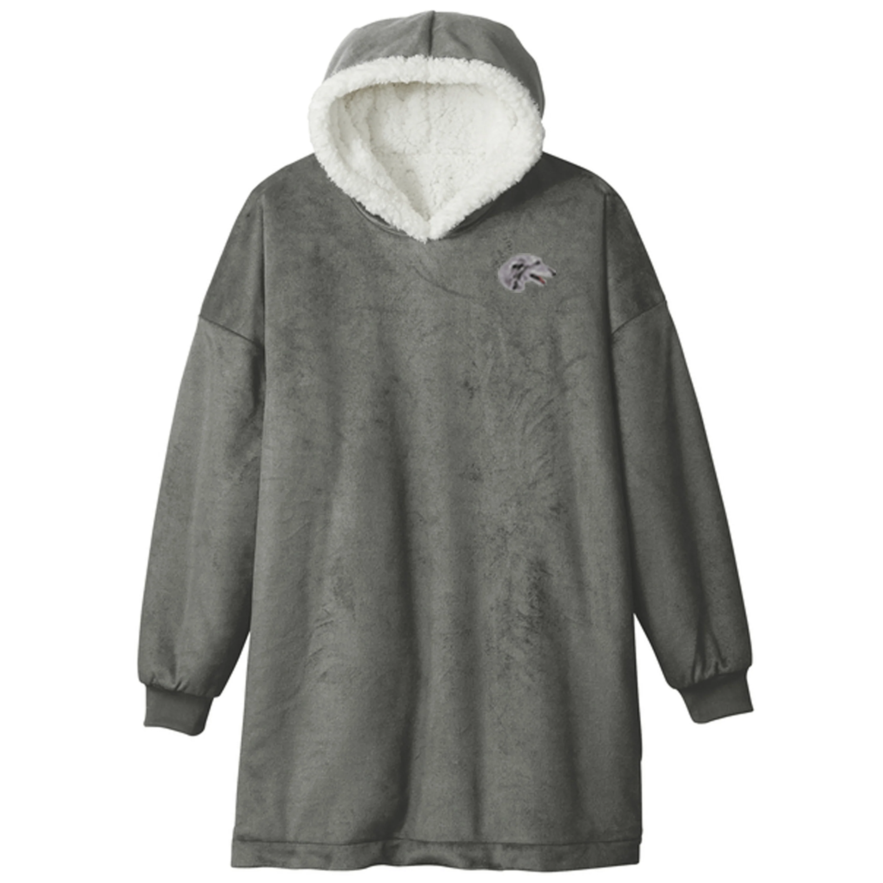 Scottish Deerhound Embroidered Wearable Blanket - Image 5