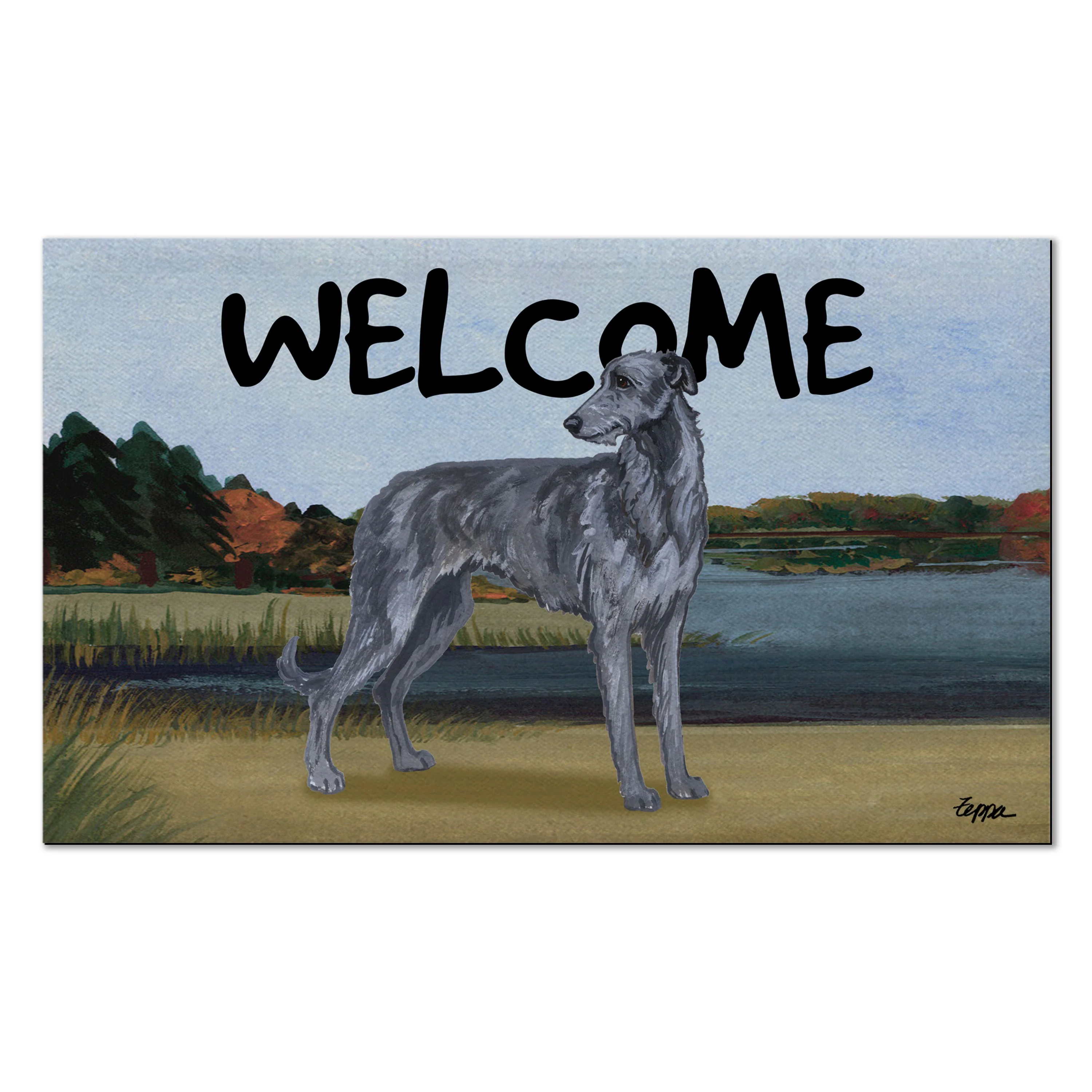Scottish Deerhound Welcome Mat - Image 4
