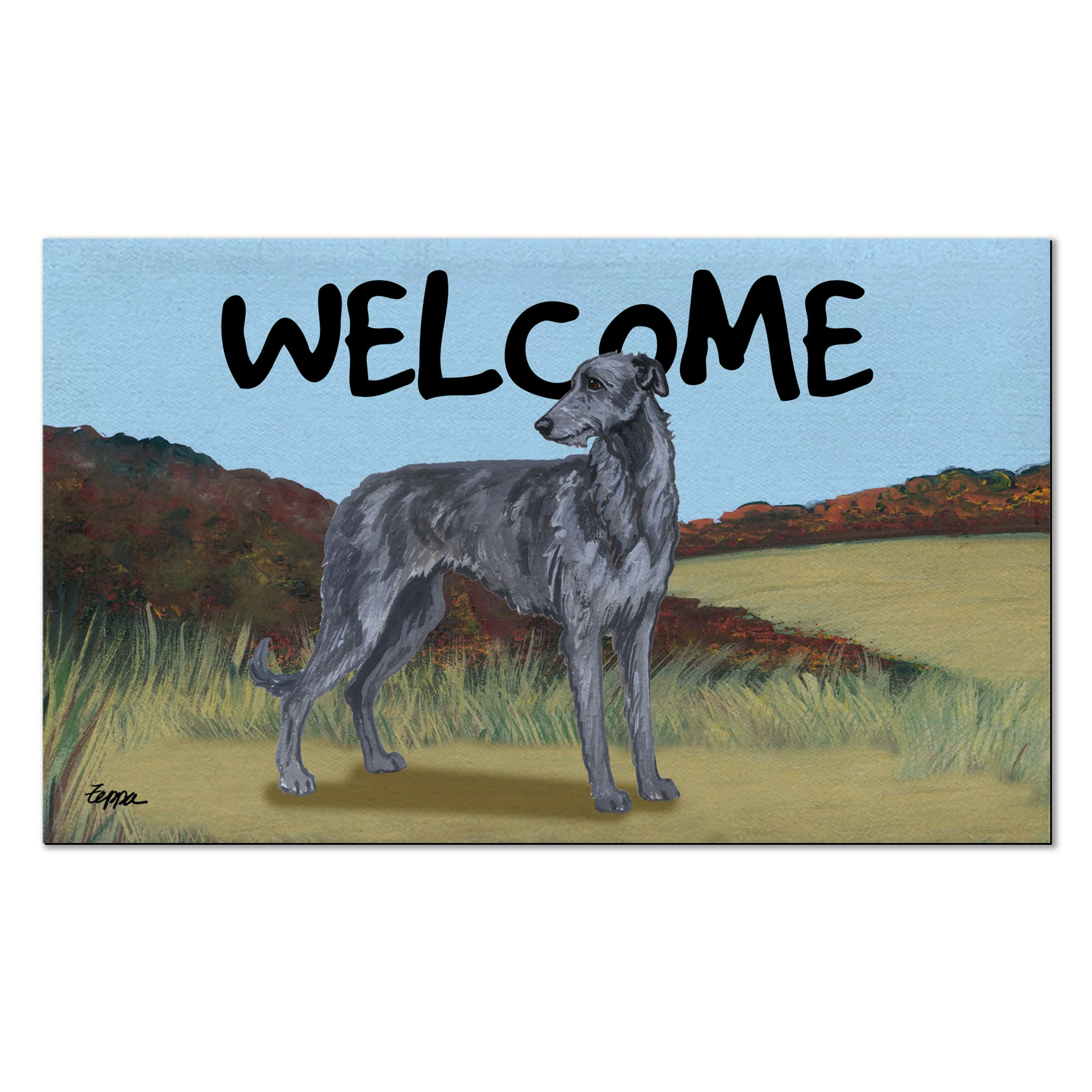 Scottish Deerhound Welcome Mat - Image 5