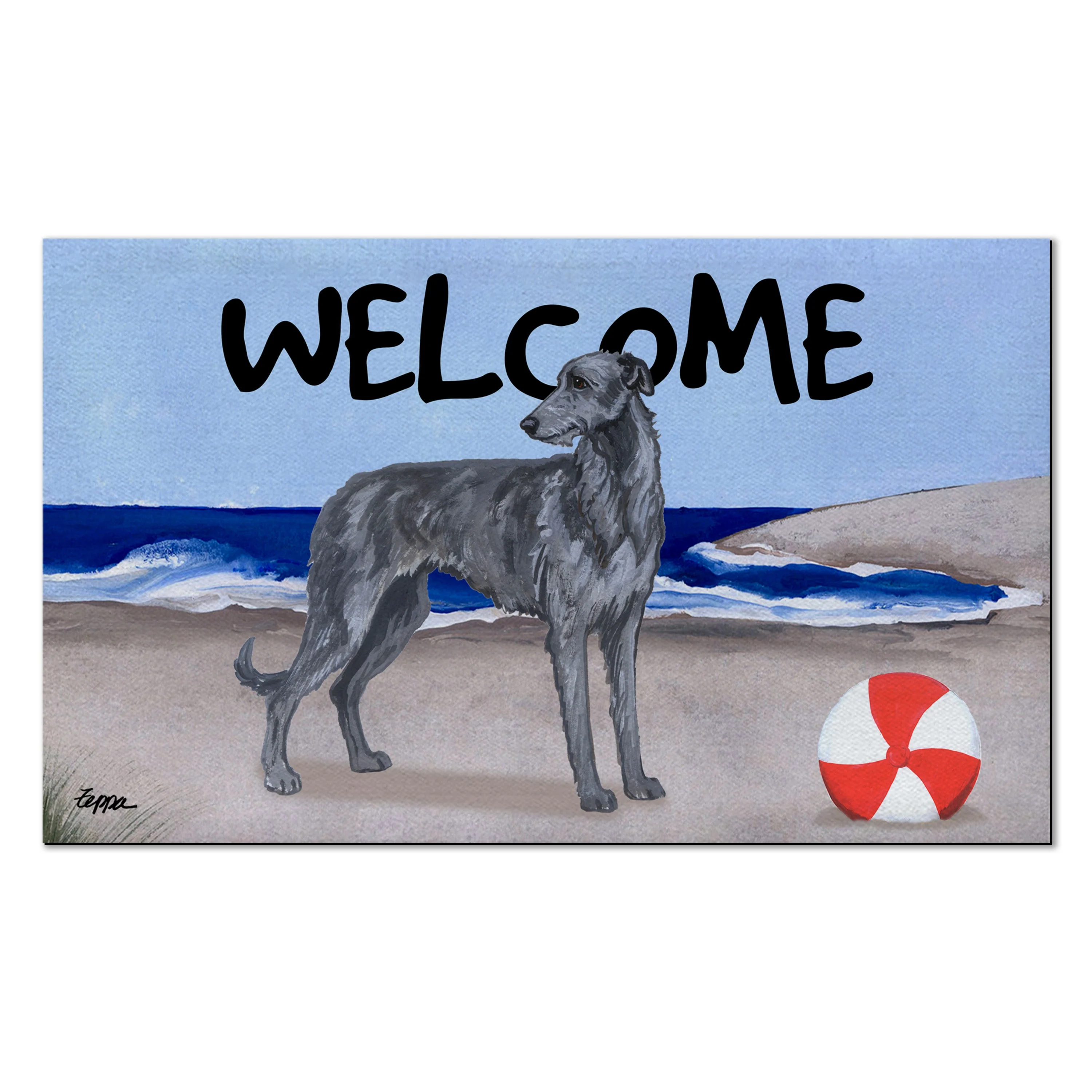 Scottish Deerhound Welcome Mat - Image 6