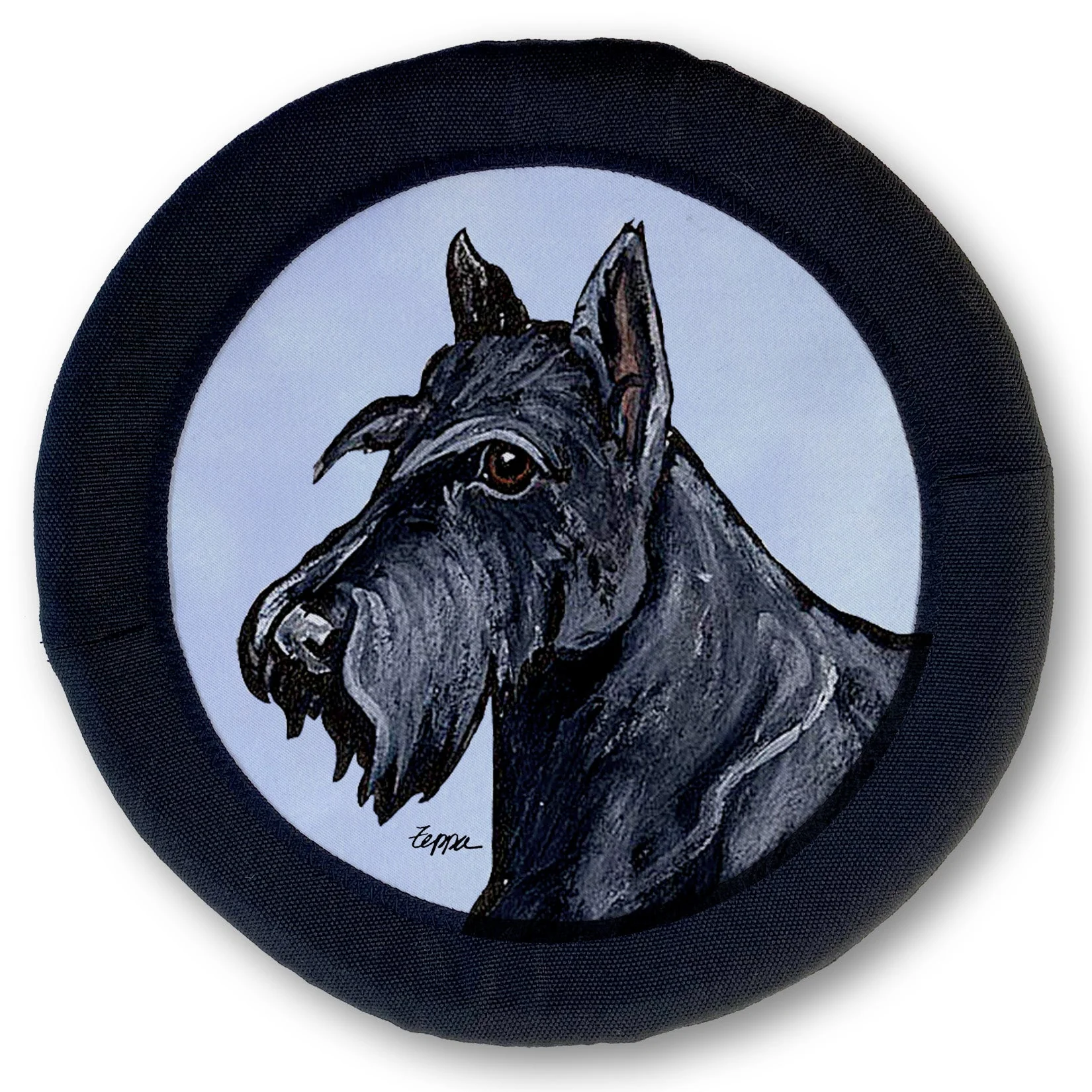 Scottish Terrier FOTOFRISBY Flying Dog Disc Toy - Image 2