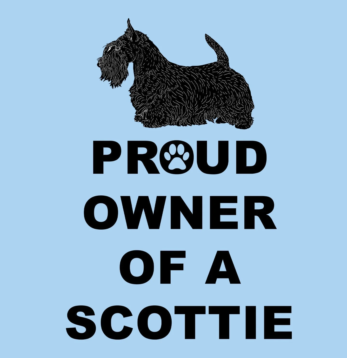 Scottish Terrier Proud Owner - Adult Unisex T-Shirt - Image 2