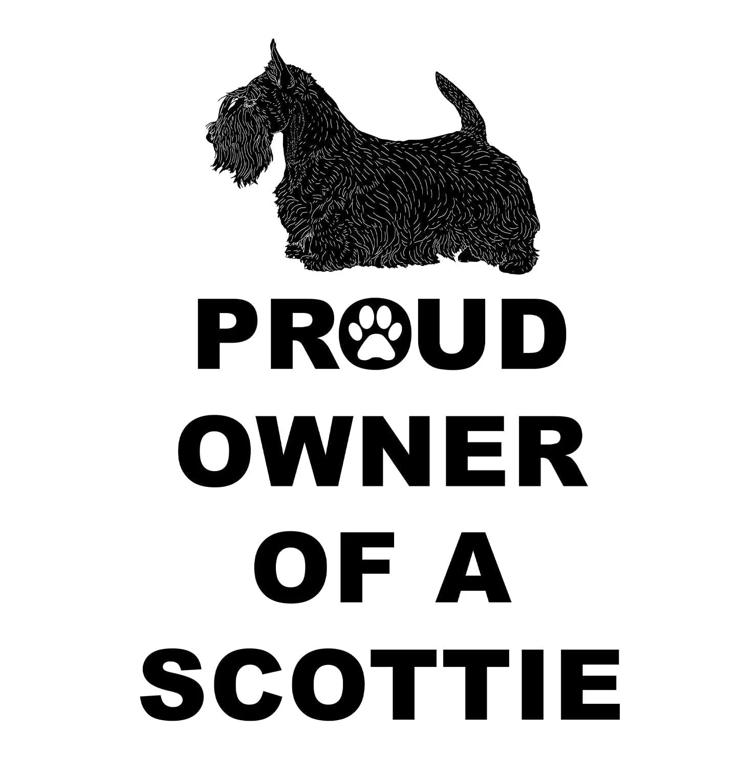 Scottish Terrier Proud Owner - Women's V-Neck T-Shirt - Image 2