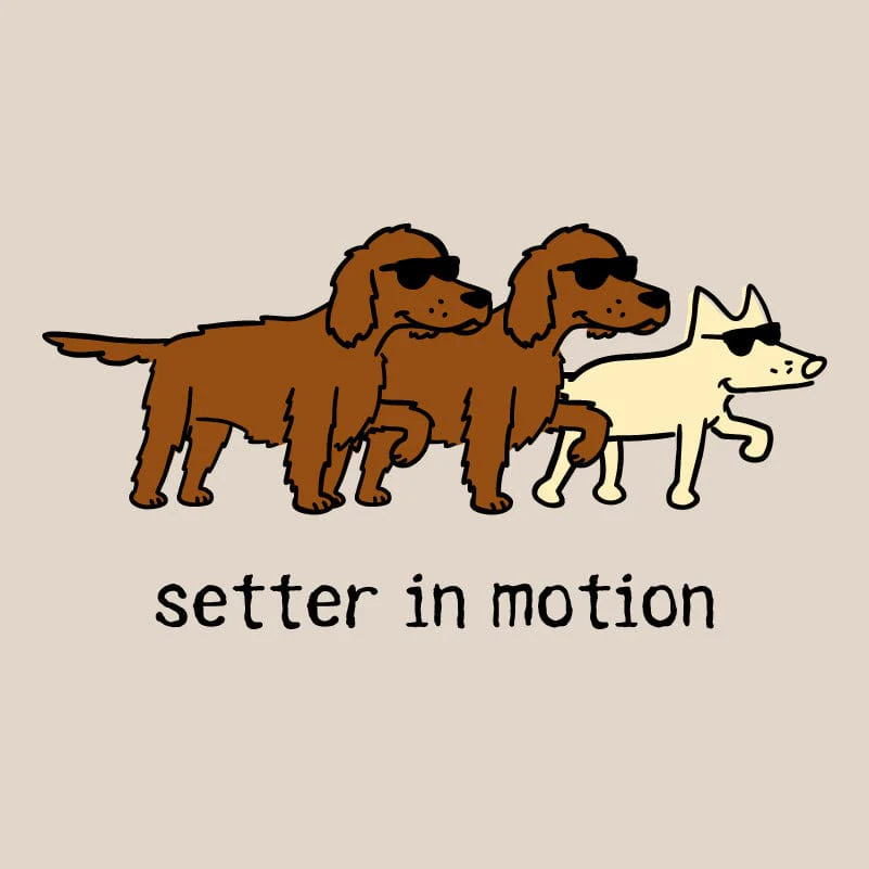 Setter in Motion - Ladies Curvy V-Neck Tee - Image 2