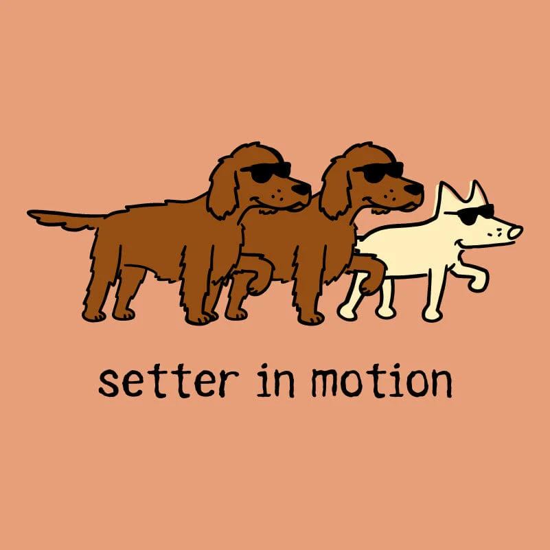 Setter in Motion - Ladies T-Shirt V-Neck - Image 2