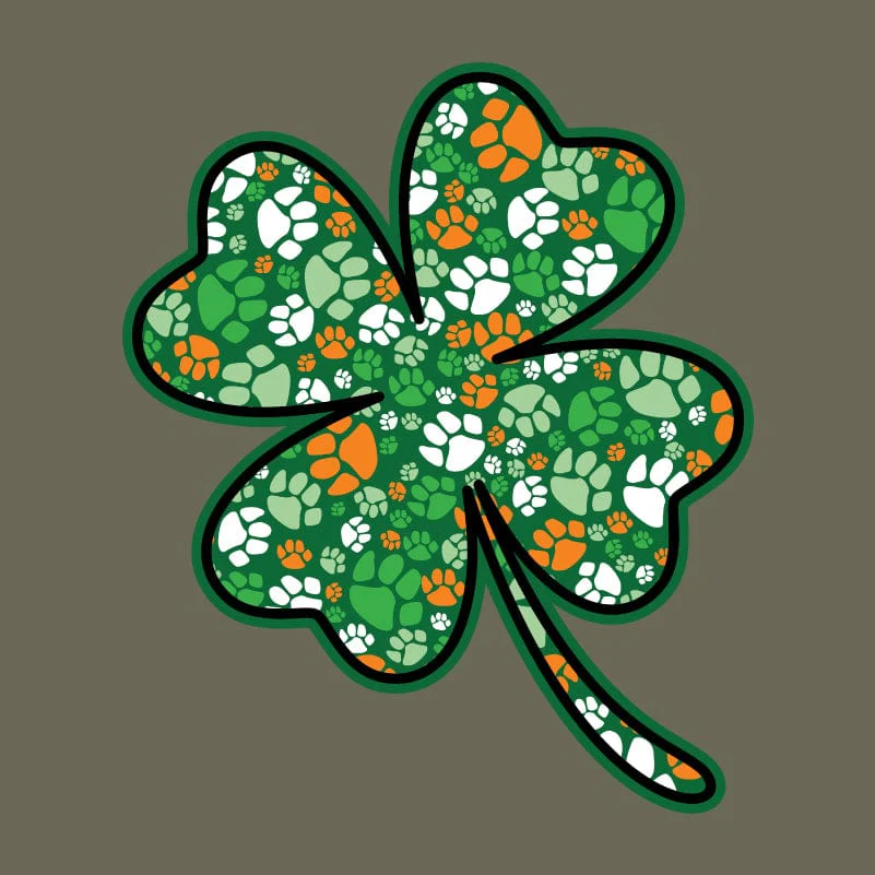 Shamrock Paws - Classic Long-Sleeve T-Shirt - Image 2