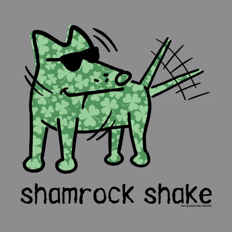 Shamrock Shake - Ladies Curvy V-Neck Tee - Image 2