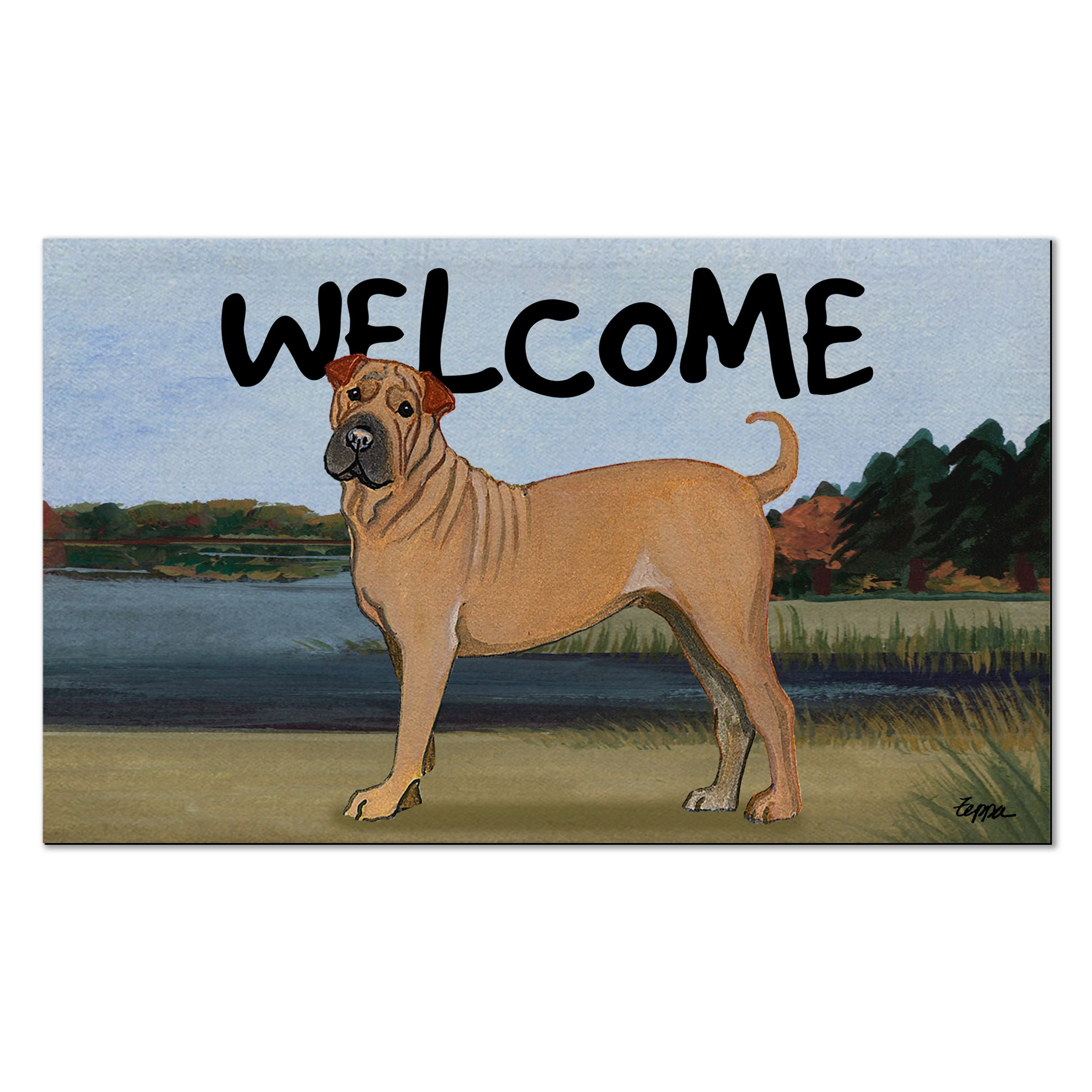 Chinese Shar-Pei Welcome Mat - Image 2