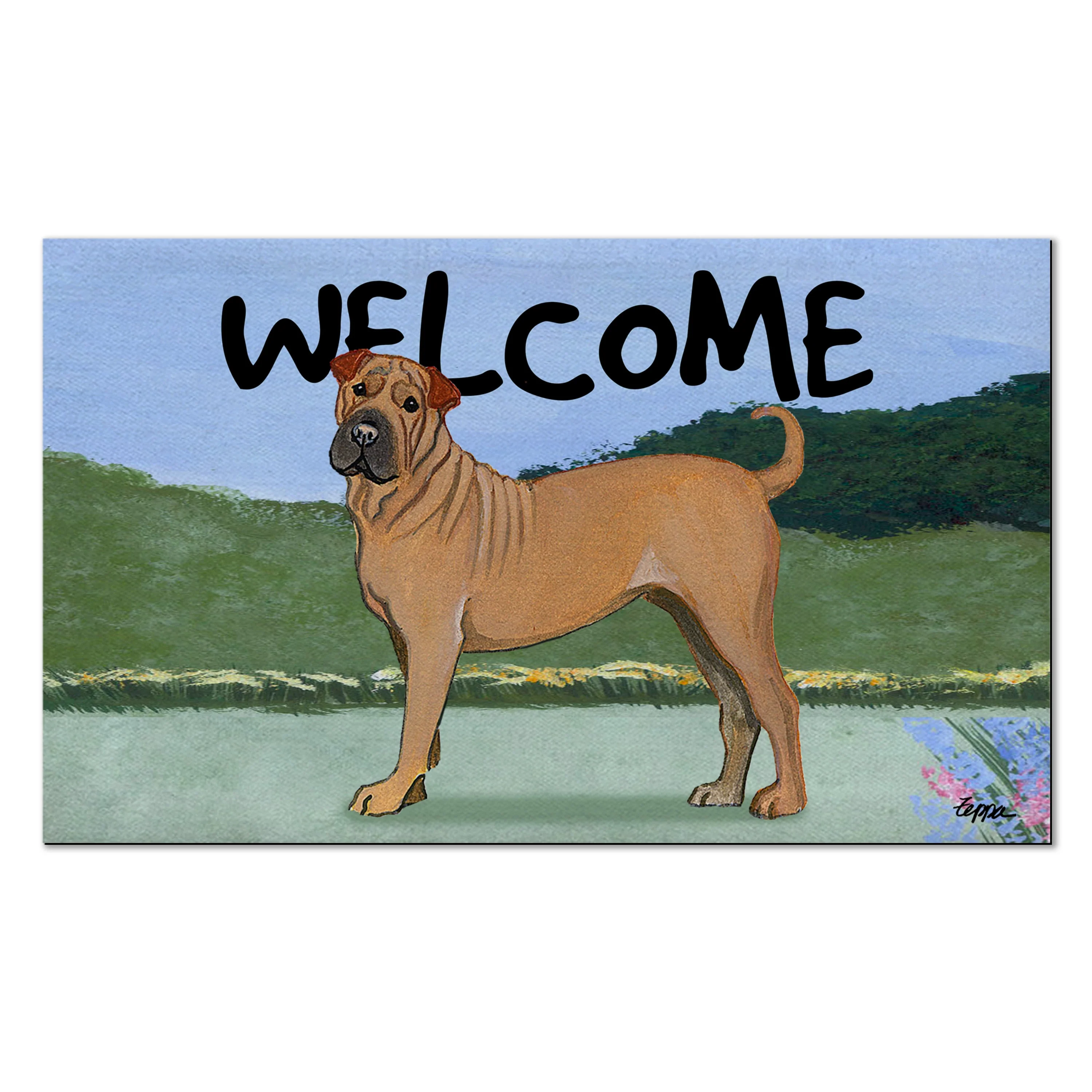Chinese Shar-Pei Welcome Mat - Image 3