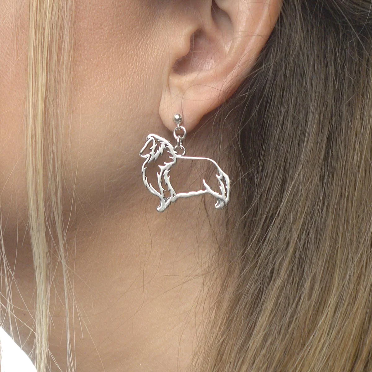 Shetland Sheepdog, Body, Earring - Image 2