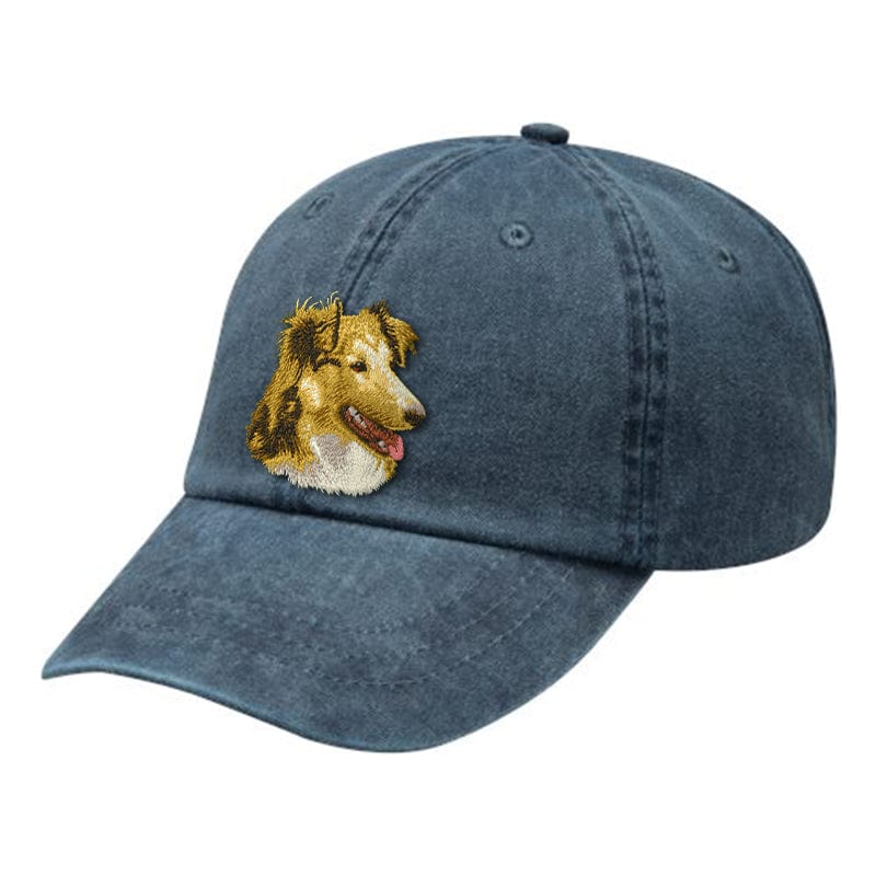 Shetland Sheepdog Embroidered Baseball Cap