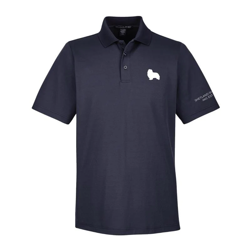 Shetland Sheepdog Embroidered AKC Men's Polo - Image 7