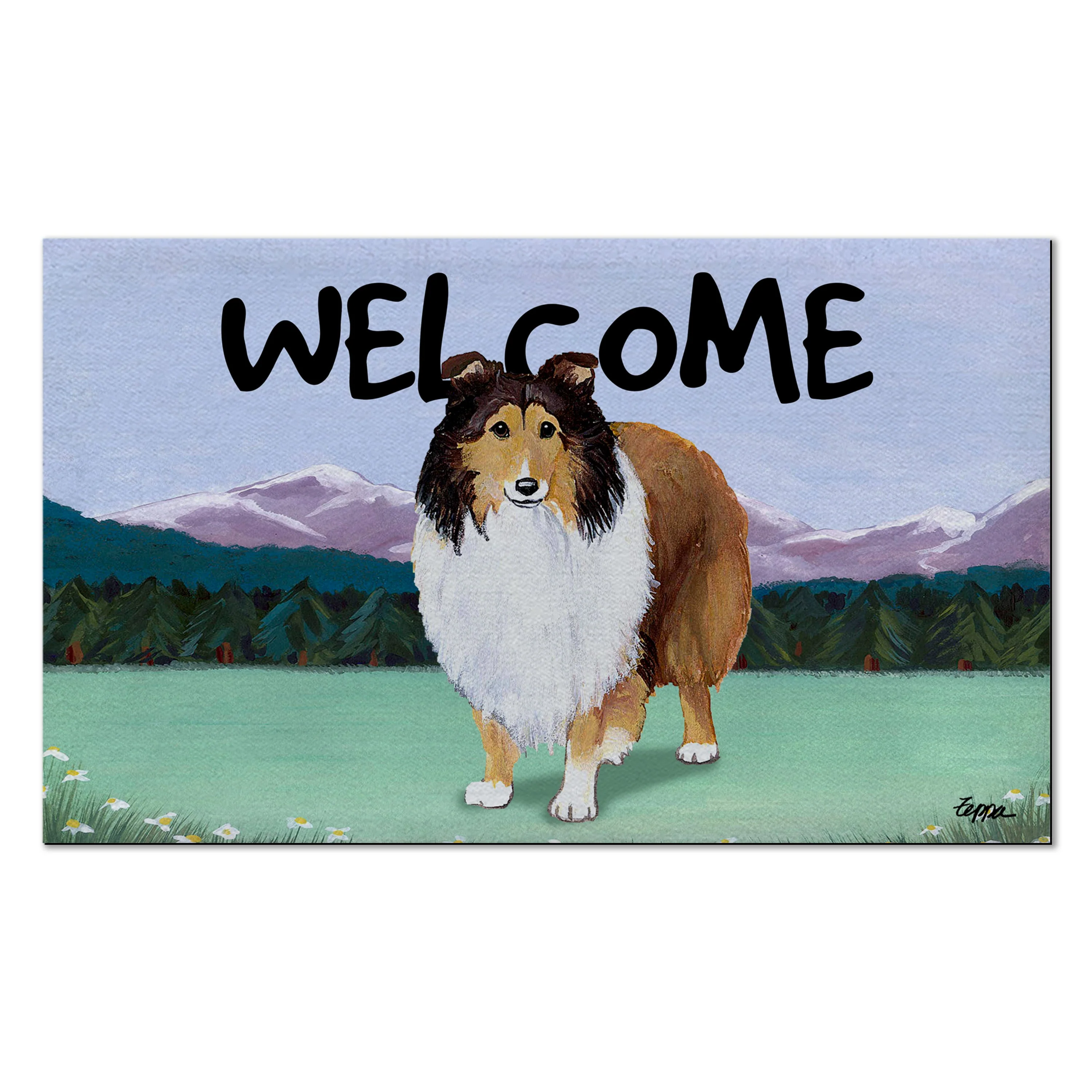 Shetland Sheepdog Welcome Mat - Image 12