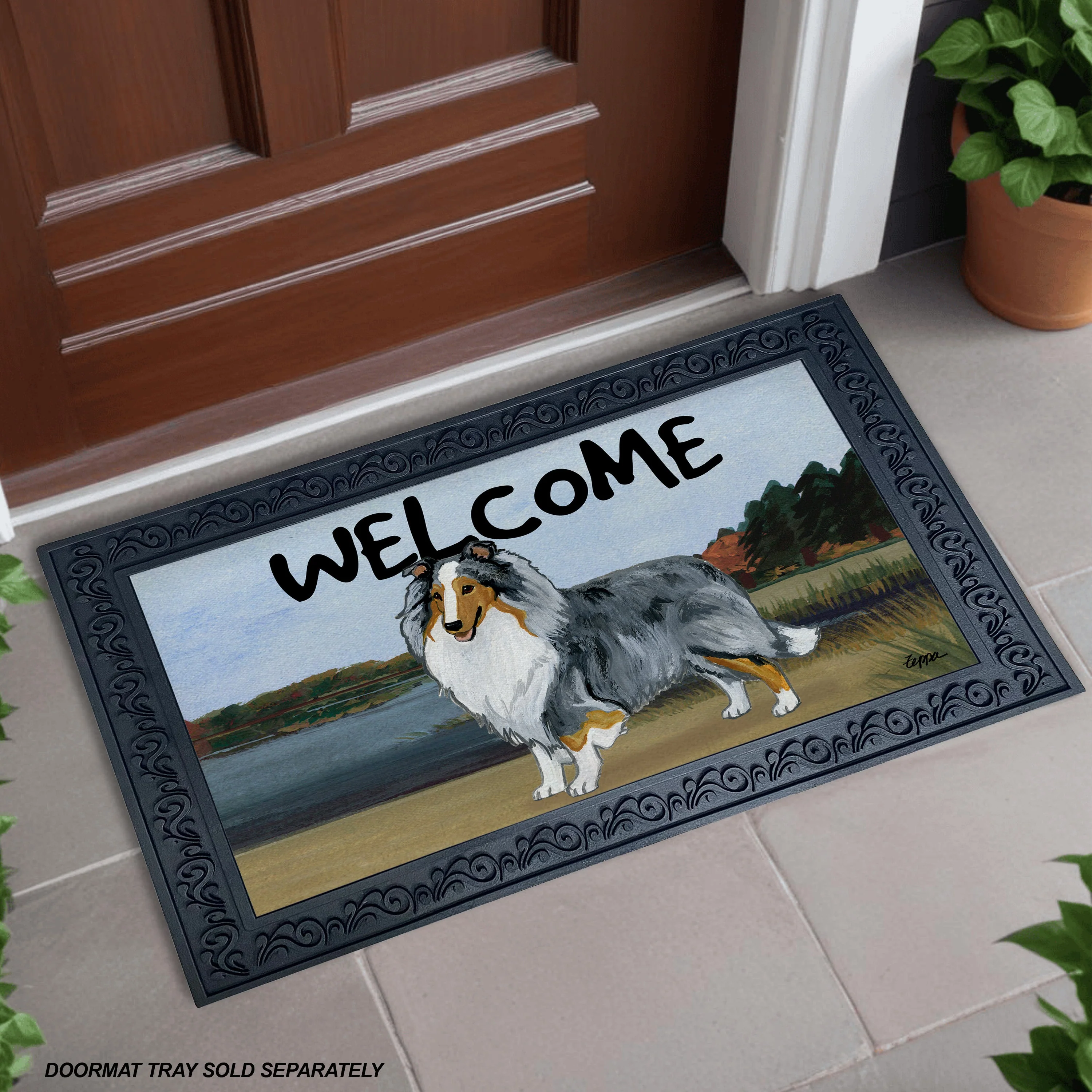 Shetland Sheepdog Welcome Mat - Image 2