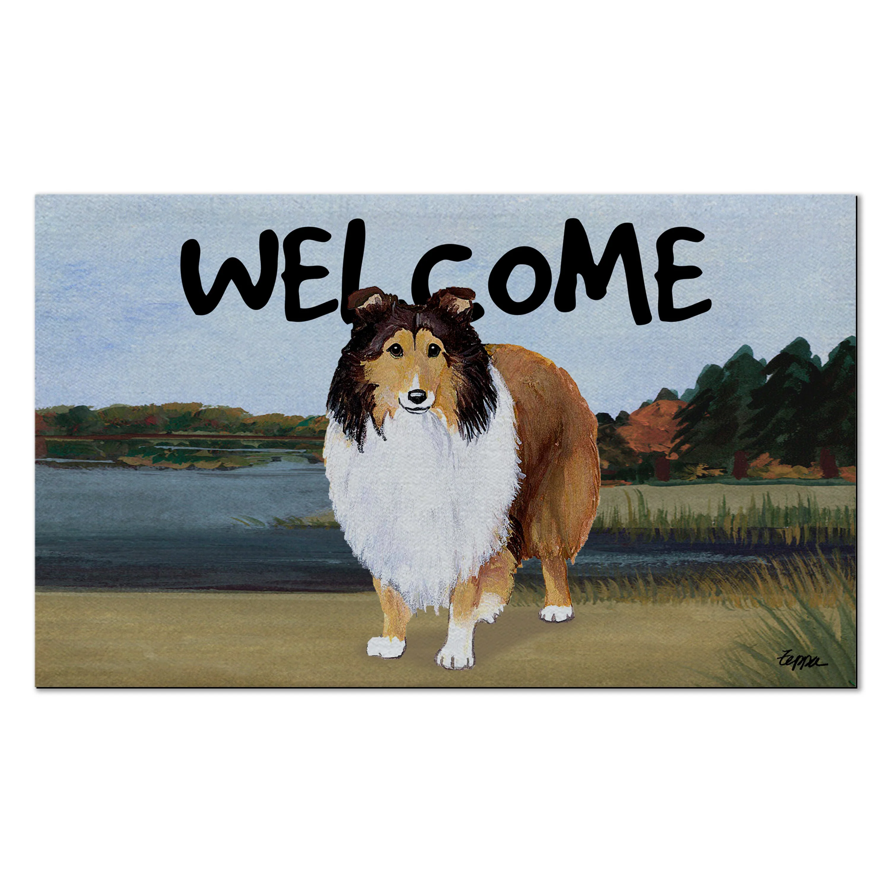 Shetland Sheepdog Welcome Mat - Image 3