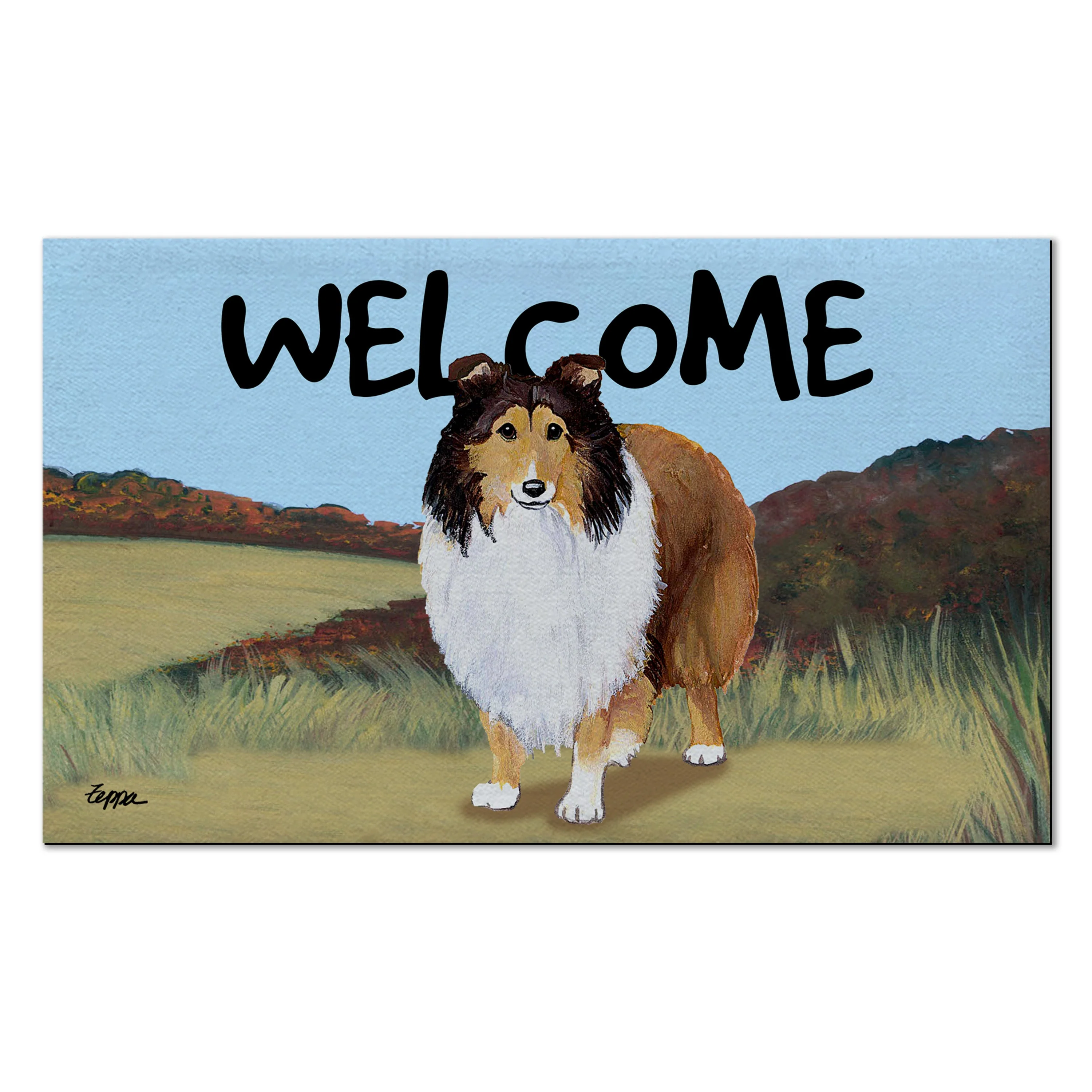 Shetland Sheepdog Welcome Mat - Image 4