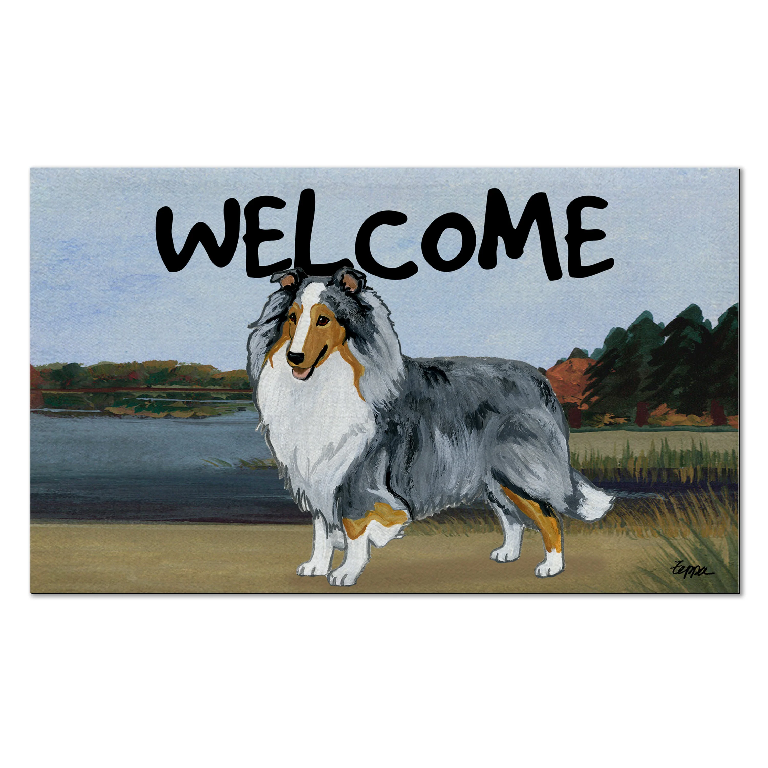Shetland Sheepdog Welcome Mat - Image 8