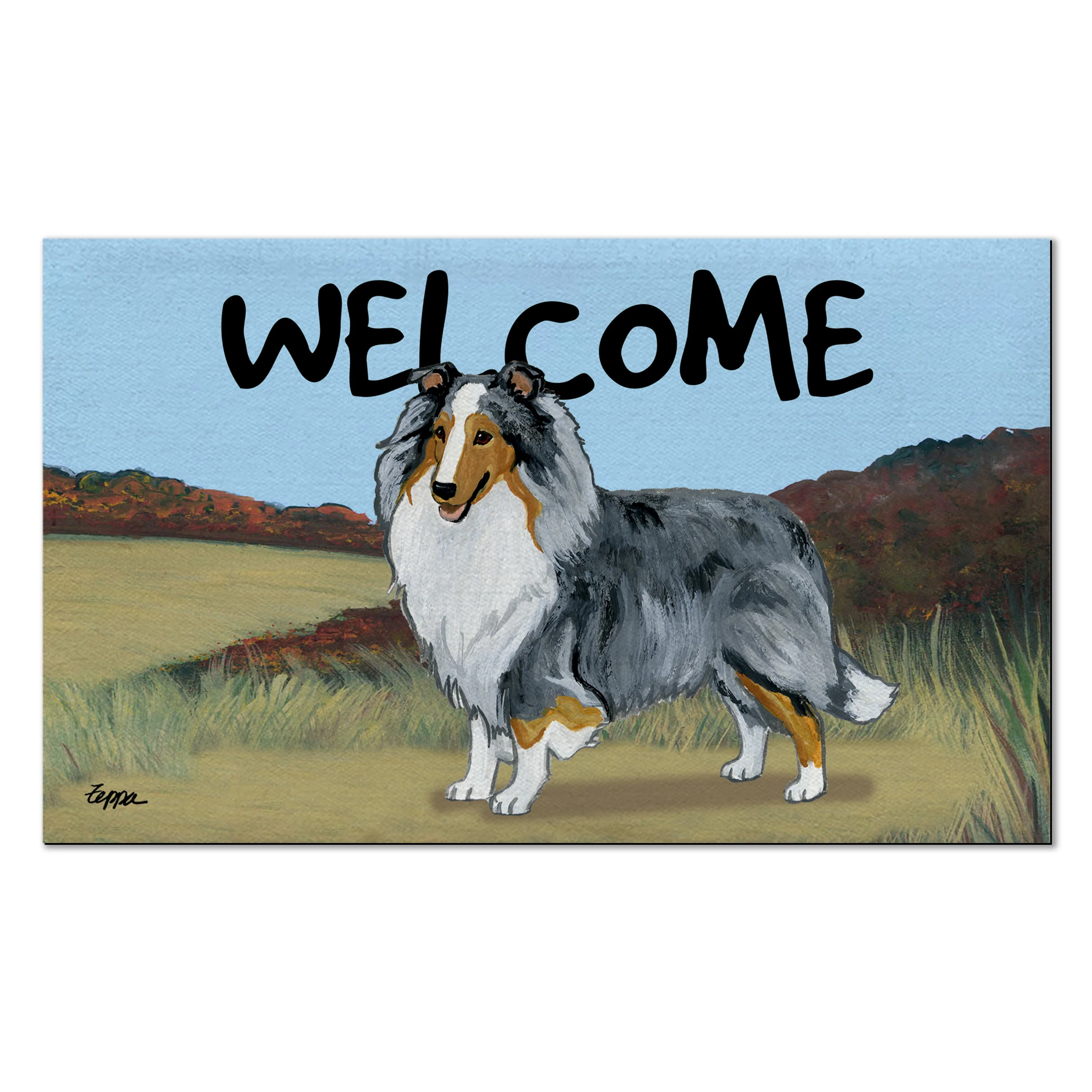Shetland Sheepdog Welcome Mat - Image 9