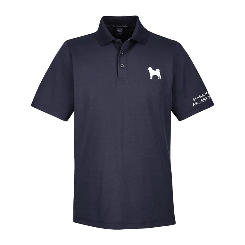 Shiba Inu Embroidered AKC Men's Polo - Image 7