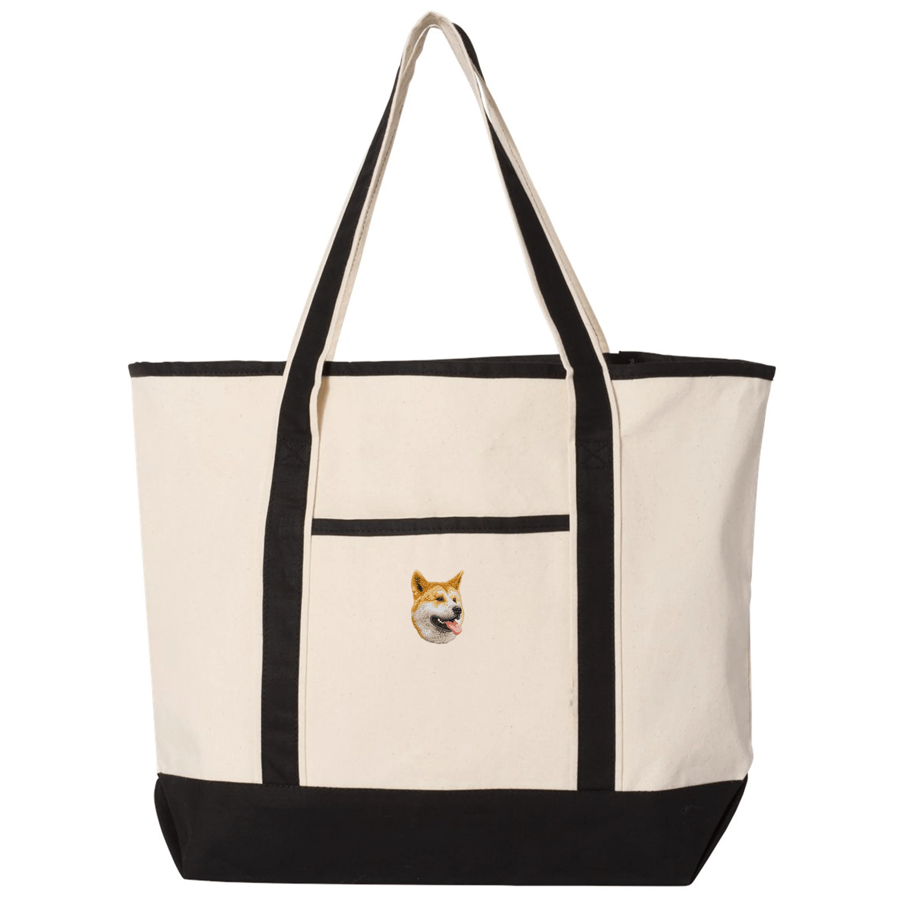 Shiba Inu Embroidered Tote