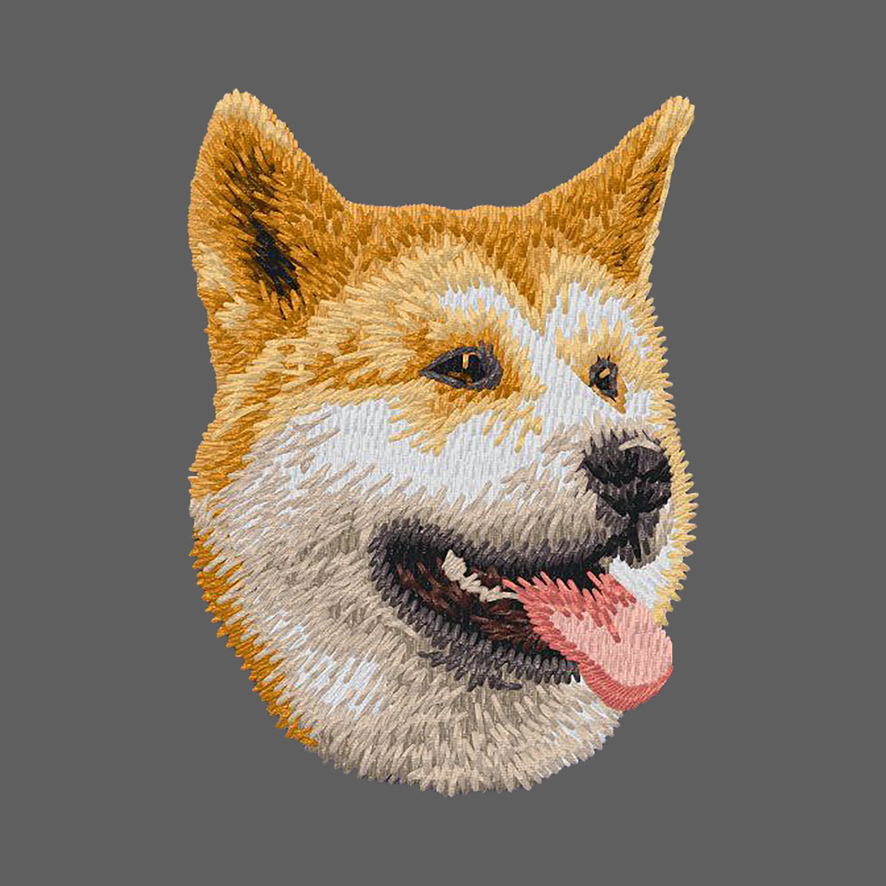 Shiba Inu Embroidered Women's Fleece Jacket - Image 2