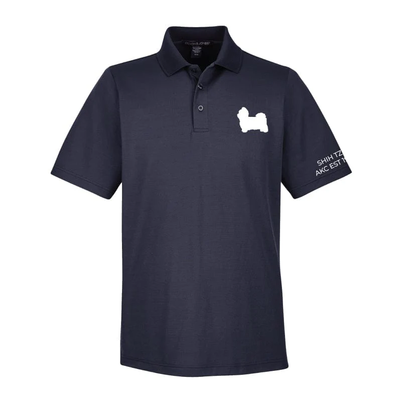 Shih Tzu Embroidered AKC Men's Polo - Image 9