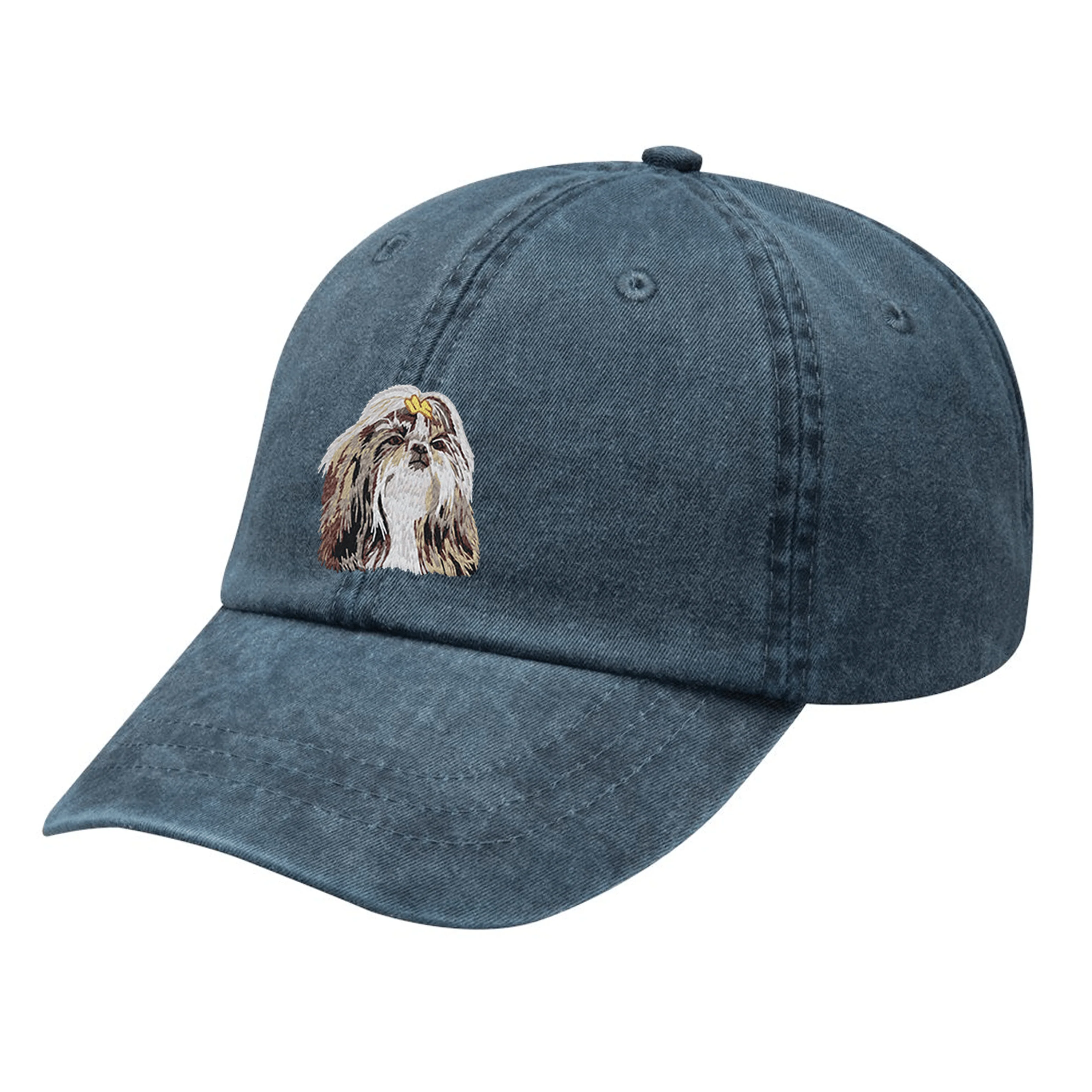 Shih Tzu Embroidered Baseball Cap