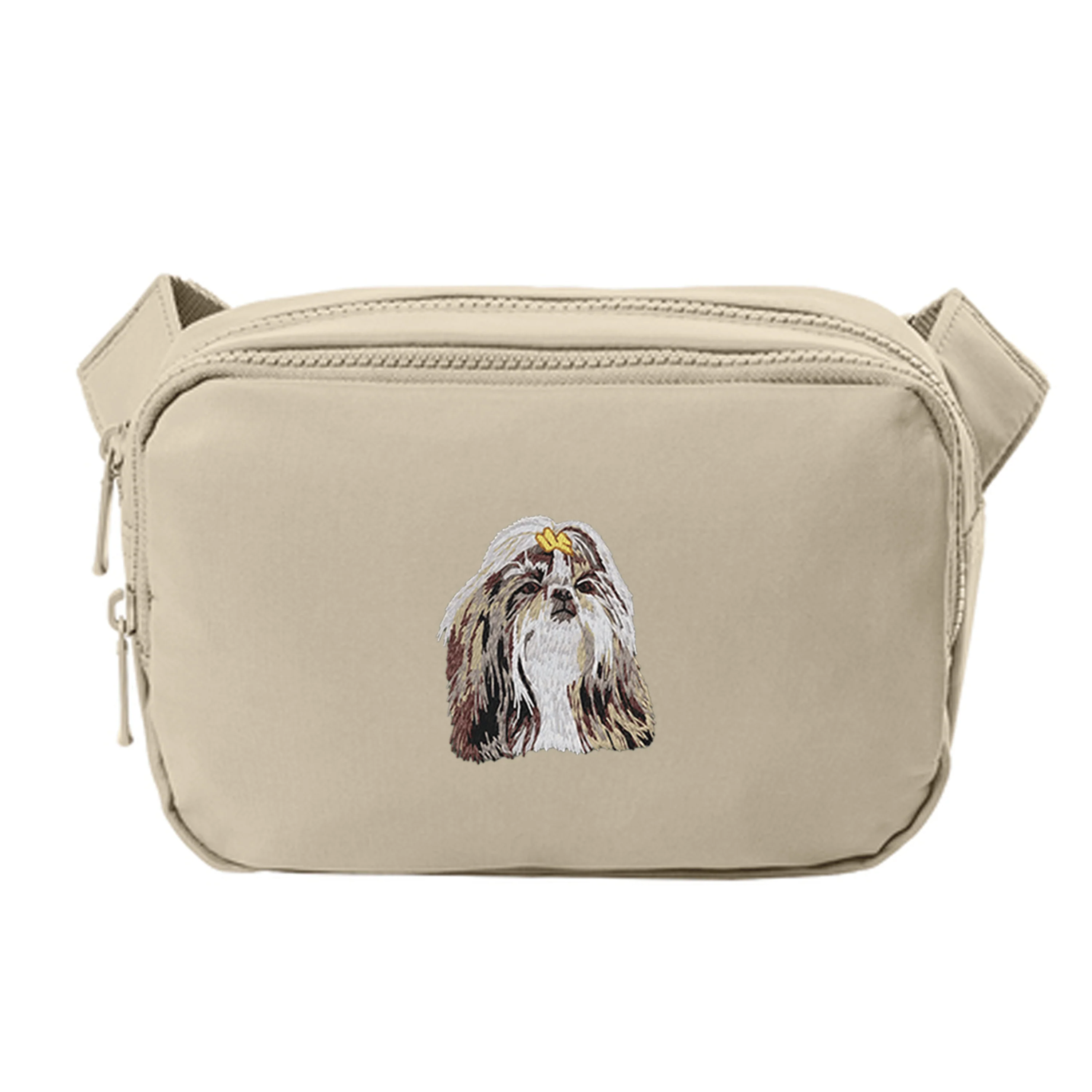 Shih Tzu Embroidered Crossbody Bag - Image 3